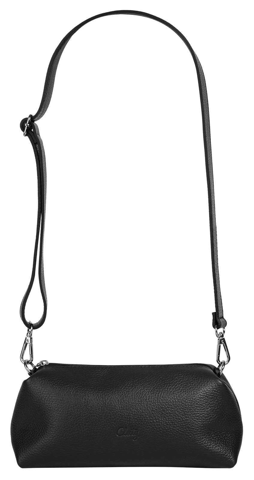 Cluty Henkeltasche »2 in 1« echt Leder, Made in Italy