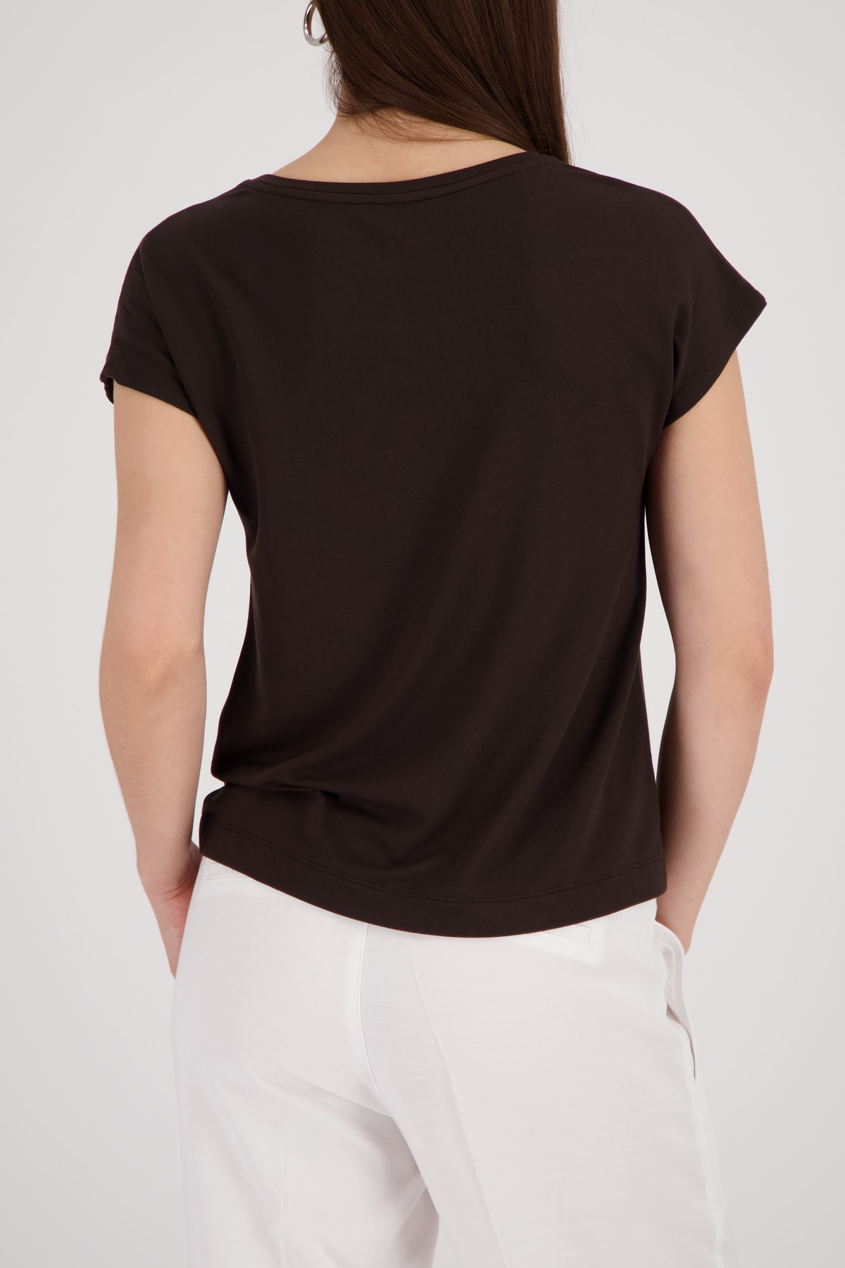 Monari T-Shirt »Shirt Schmuck« Regular fit mit Strasssteinen