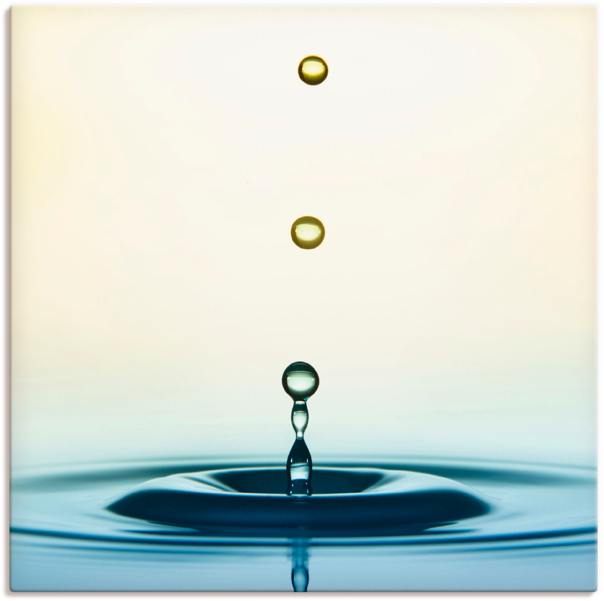 Image of Artland Wandbild »Tropfen«, Zen, (1 St.), in vielen Grössen & Produktarten -Leinwandbild, Poster, Wandaufkleber / Wandtattoo auch für Badezimmer geeignet bei Ackermann Versand Schweiz