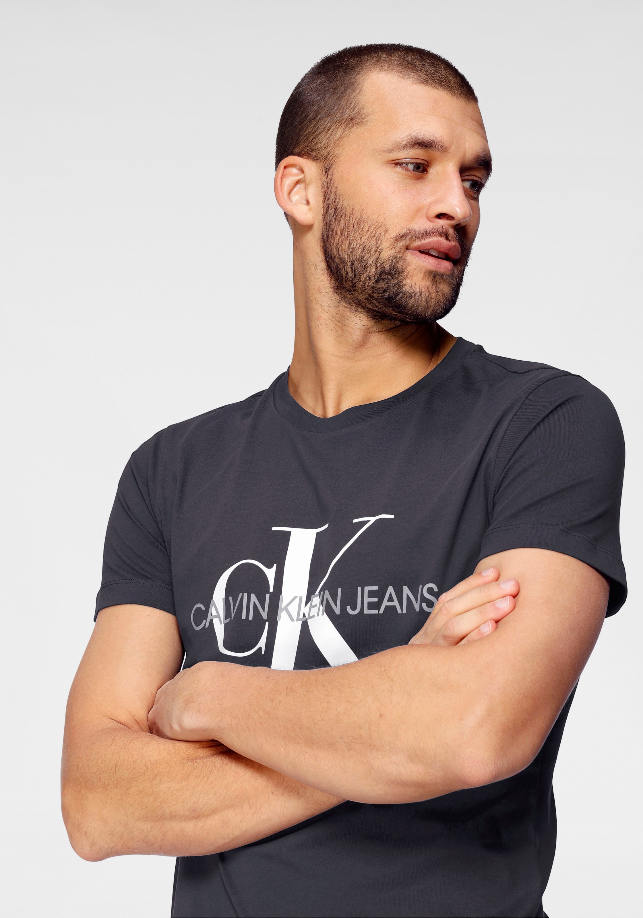 Calvin Klein Jeans T-Shirt »ICONIC MONOGRAM SLIM TEE«