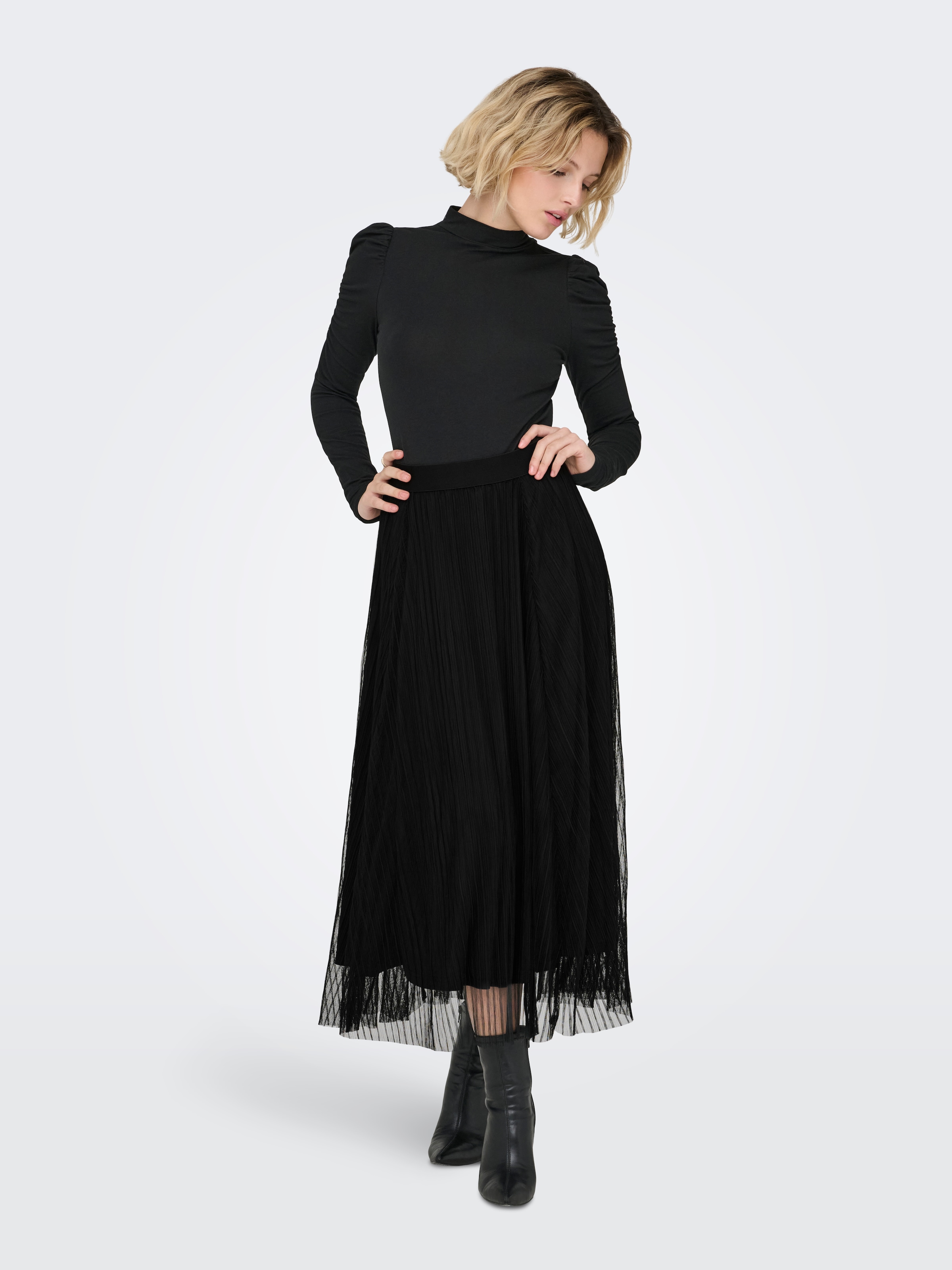 ONLY Maxi jupe »ONLLAVINA SKIRT JRS« Polyester
