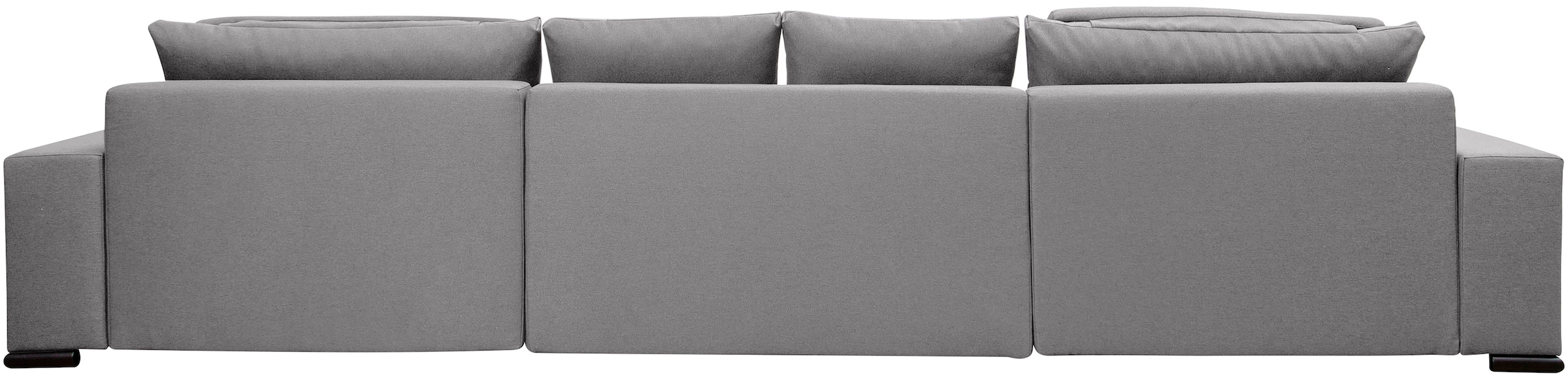 COLLECTION AB Paysage de salon »Josy XXXL-Relax U-Form, B: 352 cm« mit Bettfunktion, Bettkasten & 2 Nackenkissen, Federkern