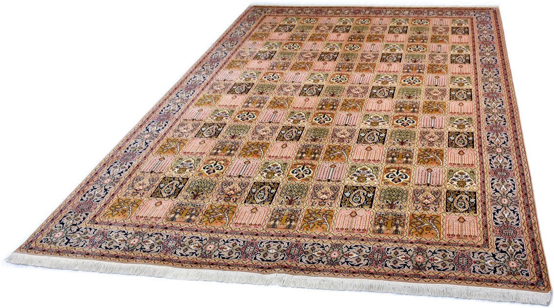 Image of Kayoom Seidenteppich »Gum 4834«, rechteckig, 10 mm Höhe, Einzelstück mit Zertifikat, Wohnzimmer bei Ackermann Versand Schweiz