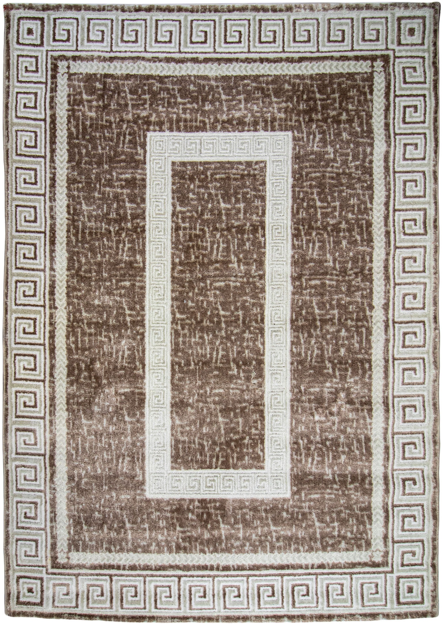 Image of RESITAL The Voice of Carpet Läufer »Alya 4729, beige«, rechteckig, 8 mm Höhe, Teppich-Läufer, Kurzflor, mit Bordüre, ideal im Flur & Schlafzimmer bei Ackermann Versand Schweiz