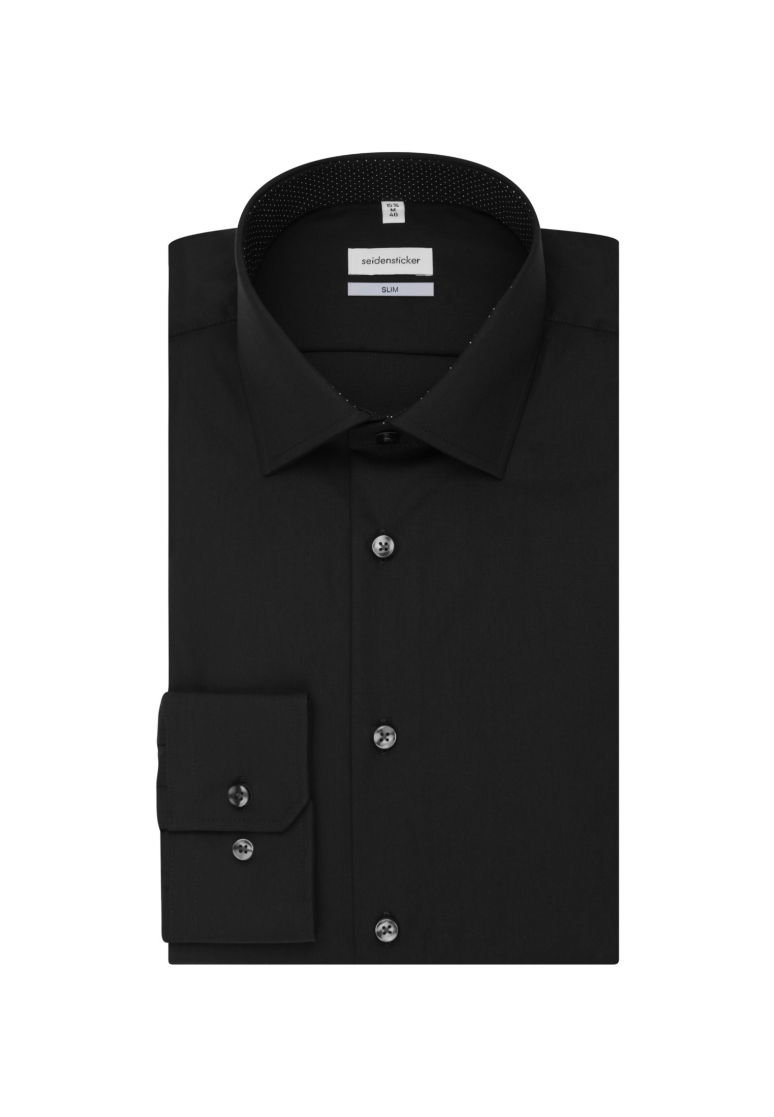 seidensticker Businesshemd »Schwarze Rose«, Slim Kentkragen Uni