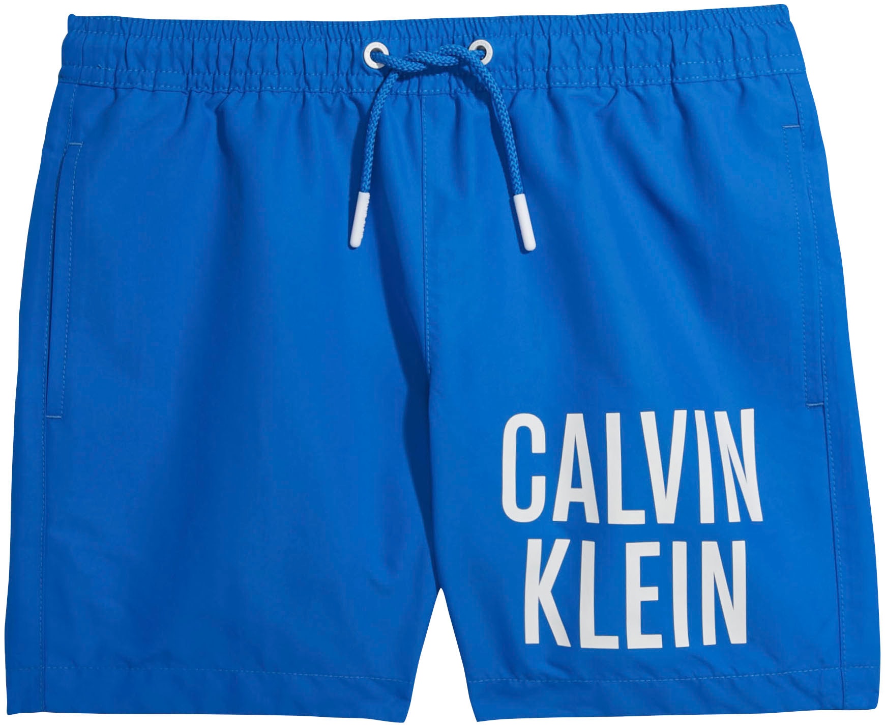 Calvin Klein Swimwear Badeshorts »MEDIUM DRAWSTRING«, Kinder bis 16 Jahre, elastischer Bund mit Kordel, Logoschriftzug