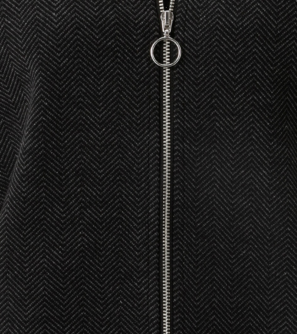 Aniston CASUAL Blouson, mit trendigem Fischgrat-Muster - NEUE KOLLEKTION