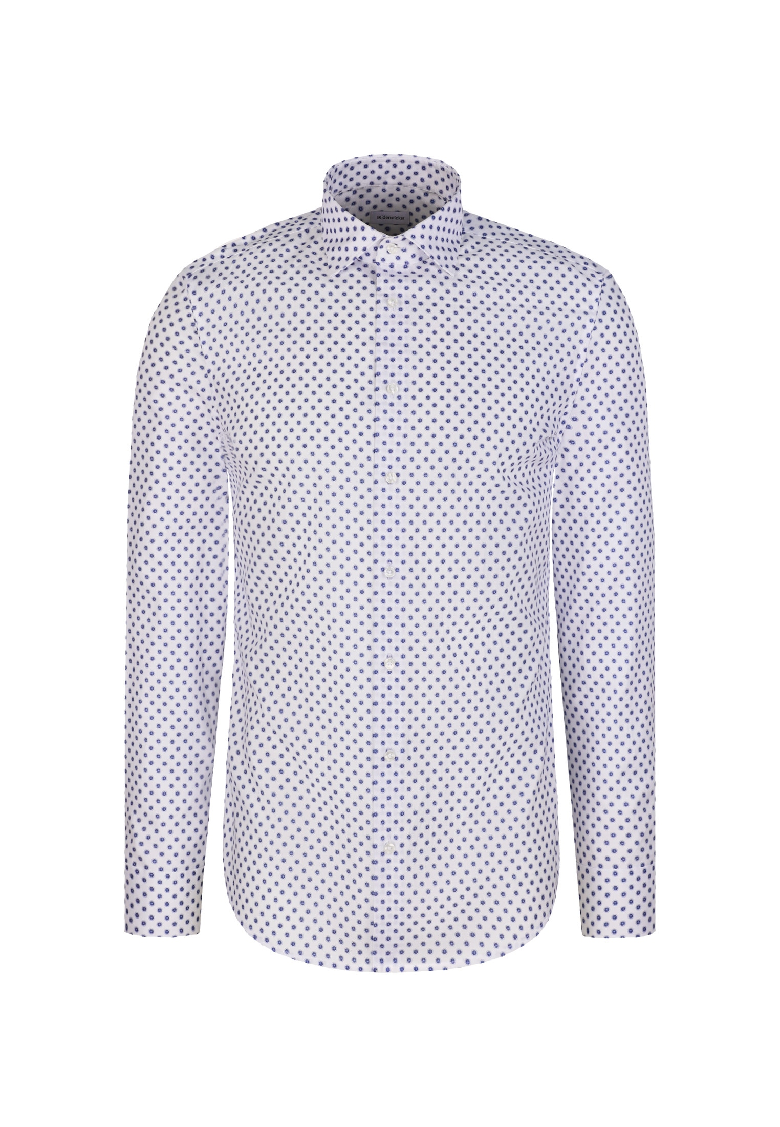 seidensticker Chemise d'affaires »Schwarze Rose« Slim 1/1 Kentkragen Druck