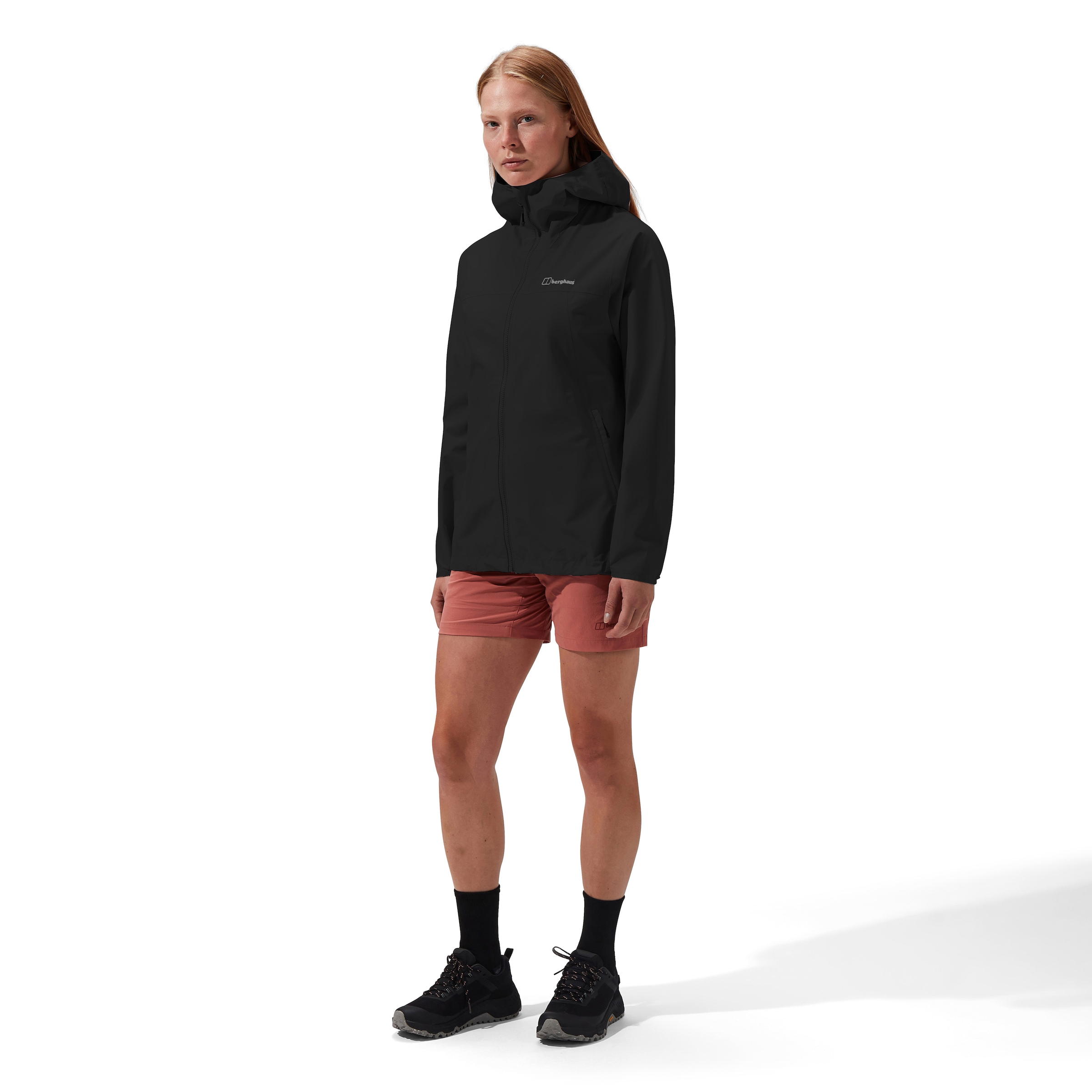 Berghaus Veste fonctionnelle »W DELUGE PRO 3.0 JKT« für Sport und Outdoor-Aktivitäten, atmungsaktiv, mit Sturmklappe
