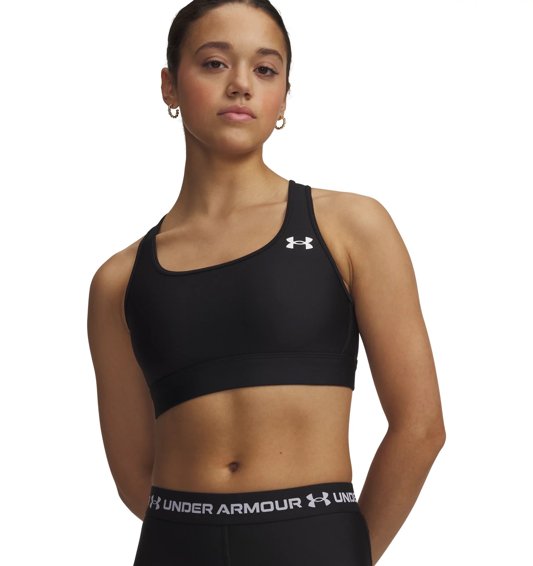 Under Armour® Sport-BH »HEATGEAR MID« elastisches Material mit 13% Elasthan, atmungsaktives Futter