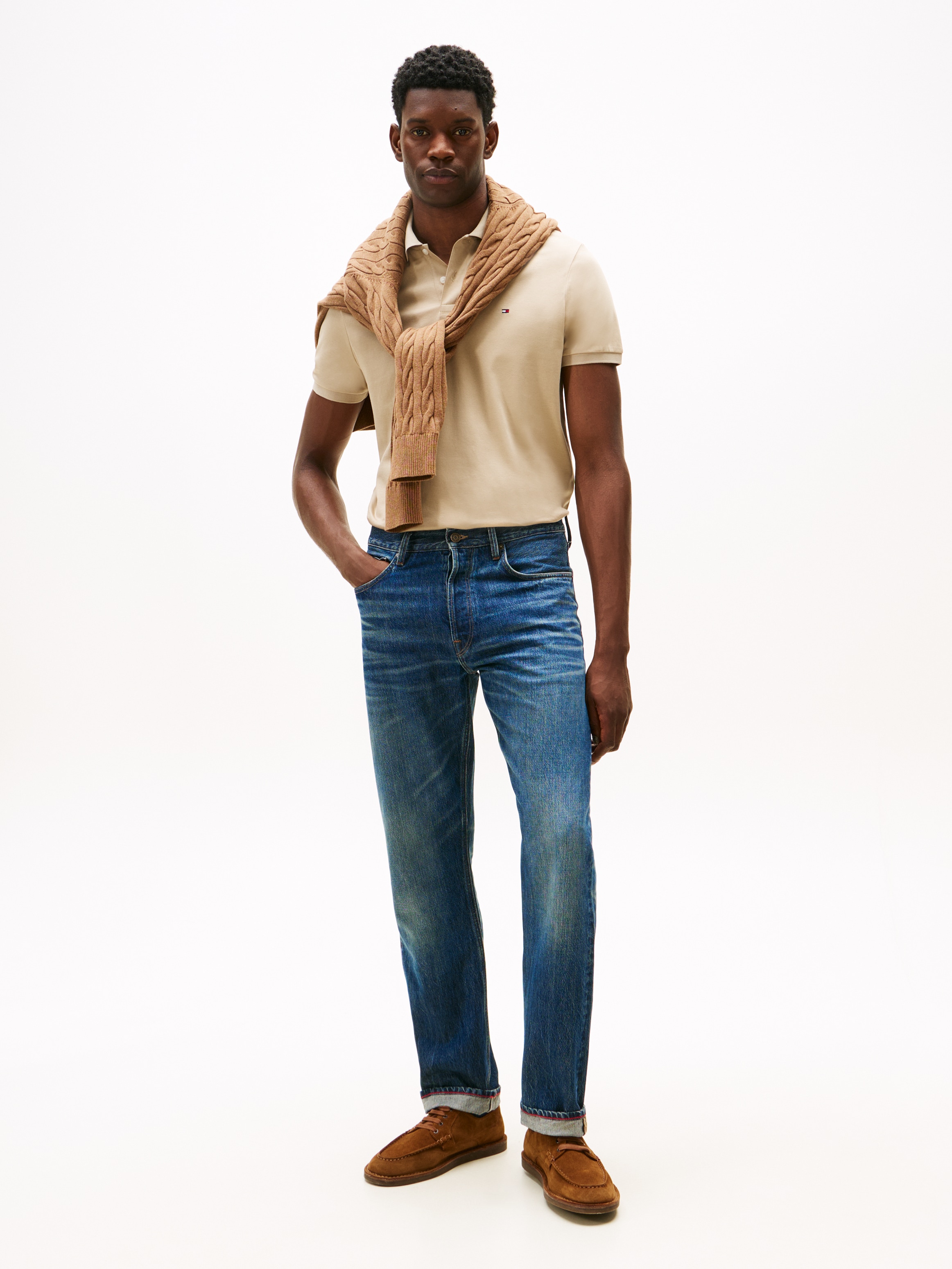 Tommy Hilfiger Poloshirt »LIQUID COTTON REGULAR SEASONAL« mit Logostickerei