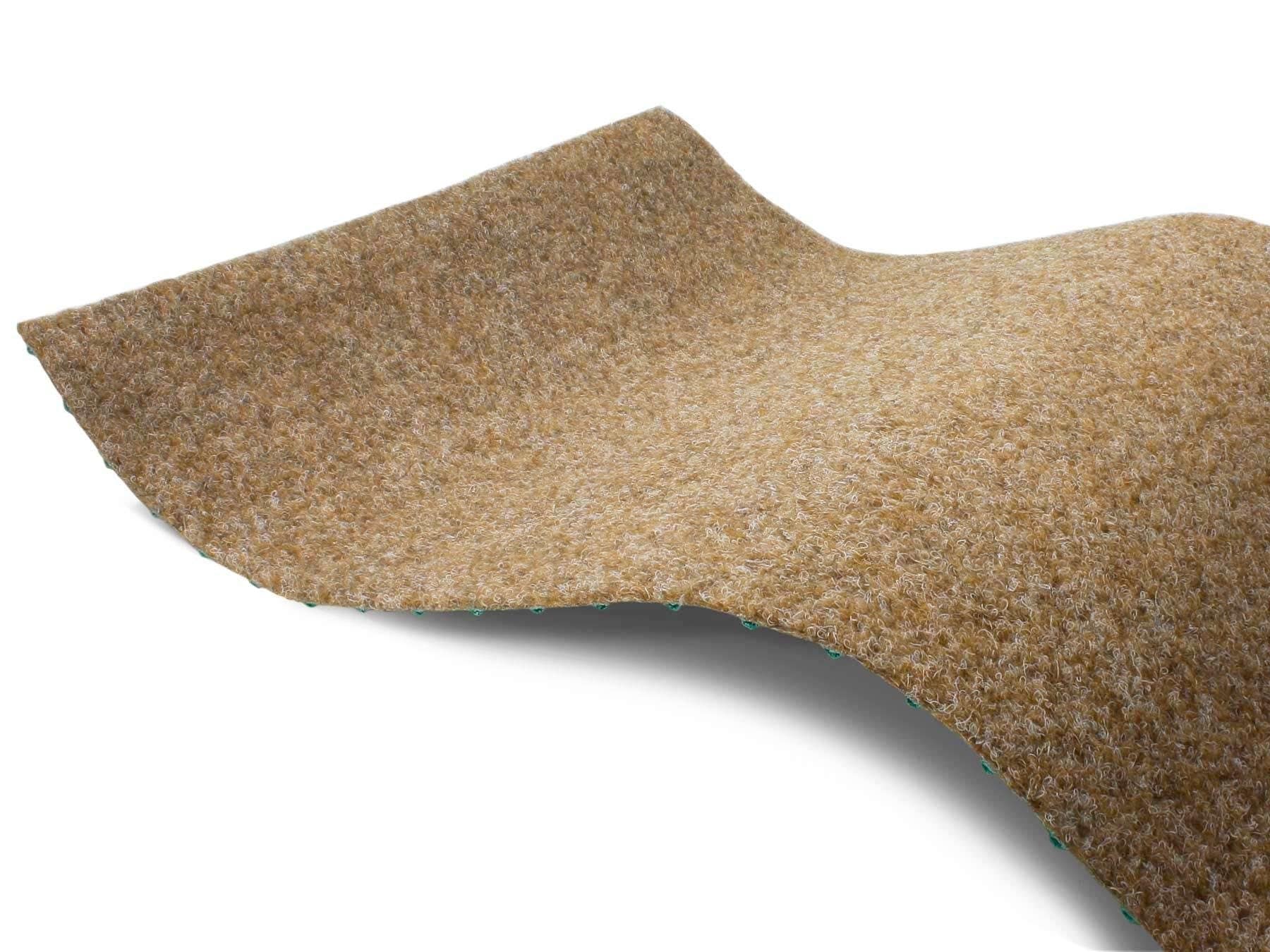 Image of Primaflor-Ideen in Textil Kunstrasen "GREEN, Gesamthöhe 7,5 mm, Made in Netherlands" rechteckig Rasenteppich, beige, mit Drainage-Noppen