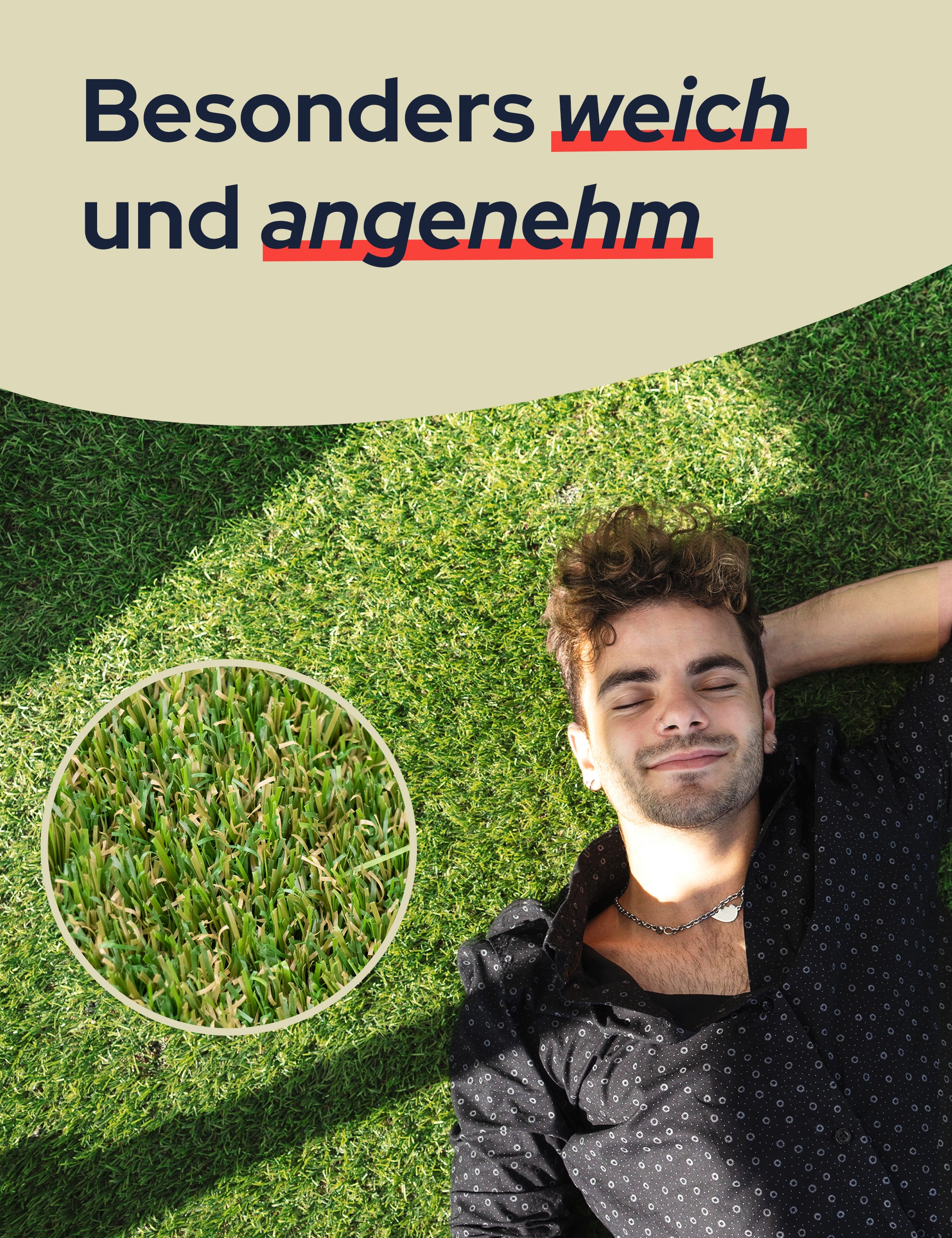 Primaflor-Ideen in Textil Kunstrasen »Kunstrasen MIAMI, Gesamthöhe 22 mm« rechteckig natürliche Optik, wasserdurchlässig, für Balkon, Terrasse & Garten