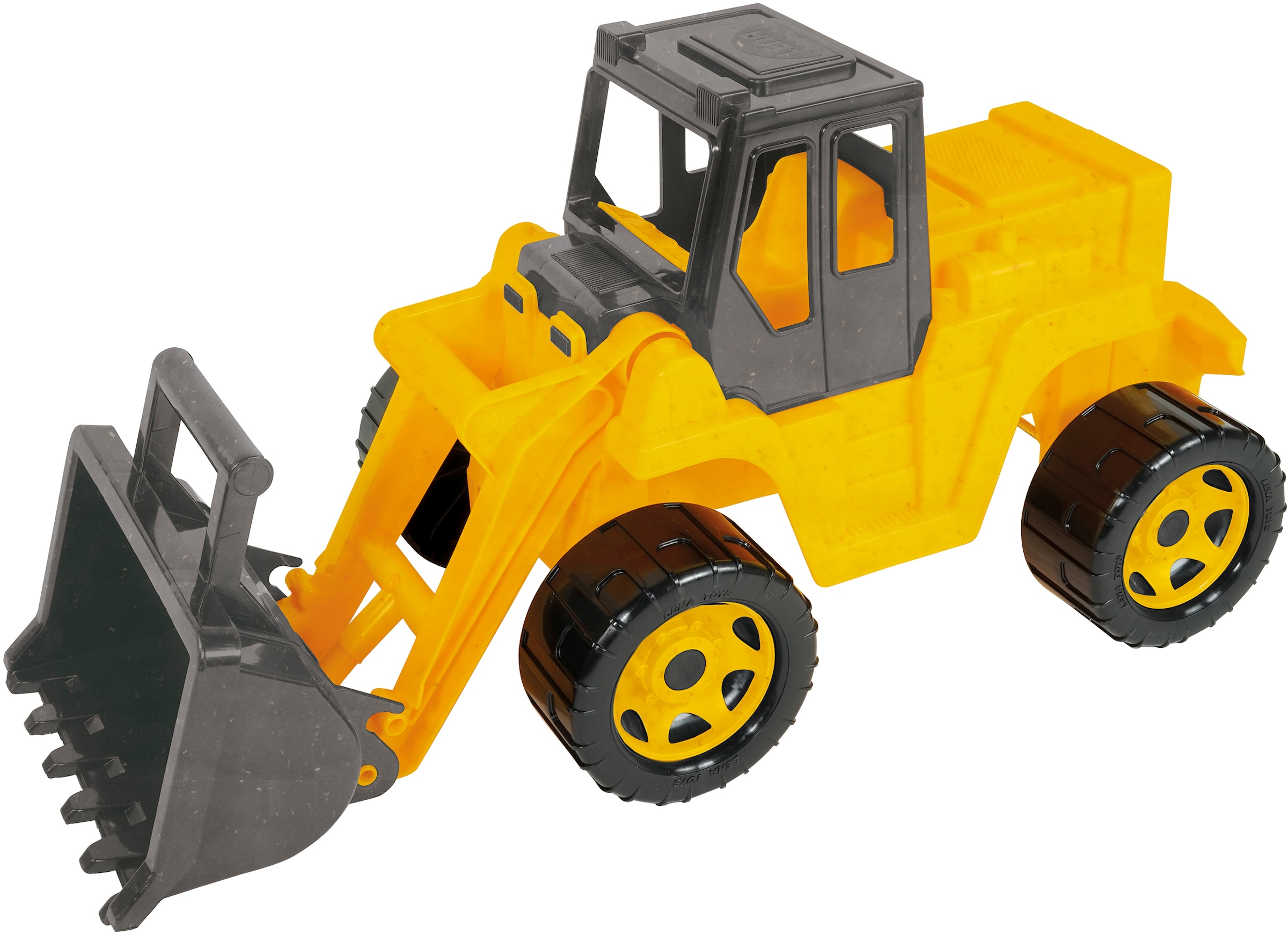 Image of Lena Spielzeug-Aufsitzbagger "Eco GIGA TRUCKS, Aufsitz-Schaufellader" Made in Europe