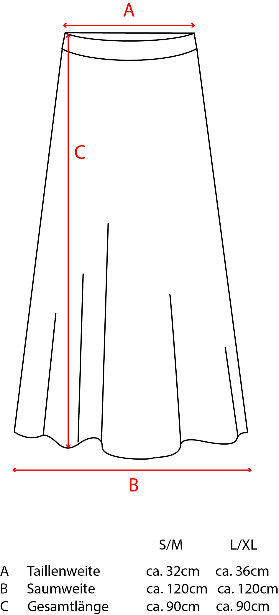 Zwillingsherz Maxirock »"Leo Herzen"« Animal-Muster, knöchellang, Gummizug, leicht