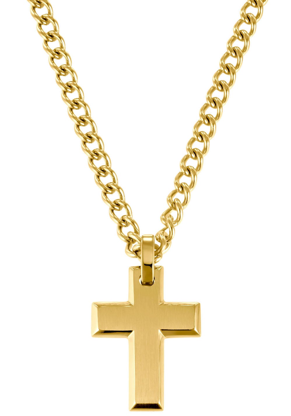 Image of s.Oliver Kette mit Anhänger "Kreuz"