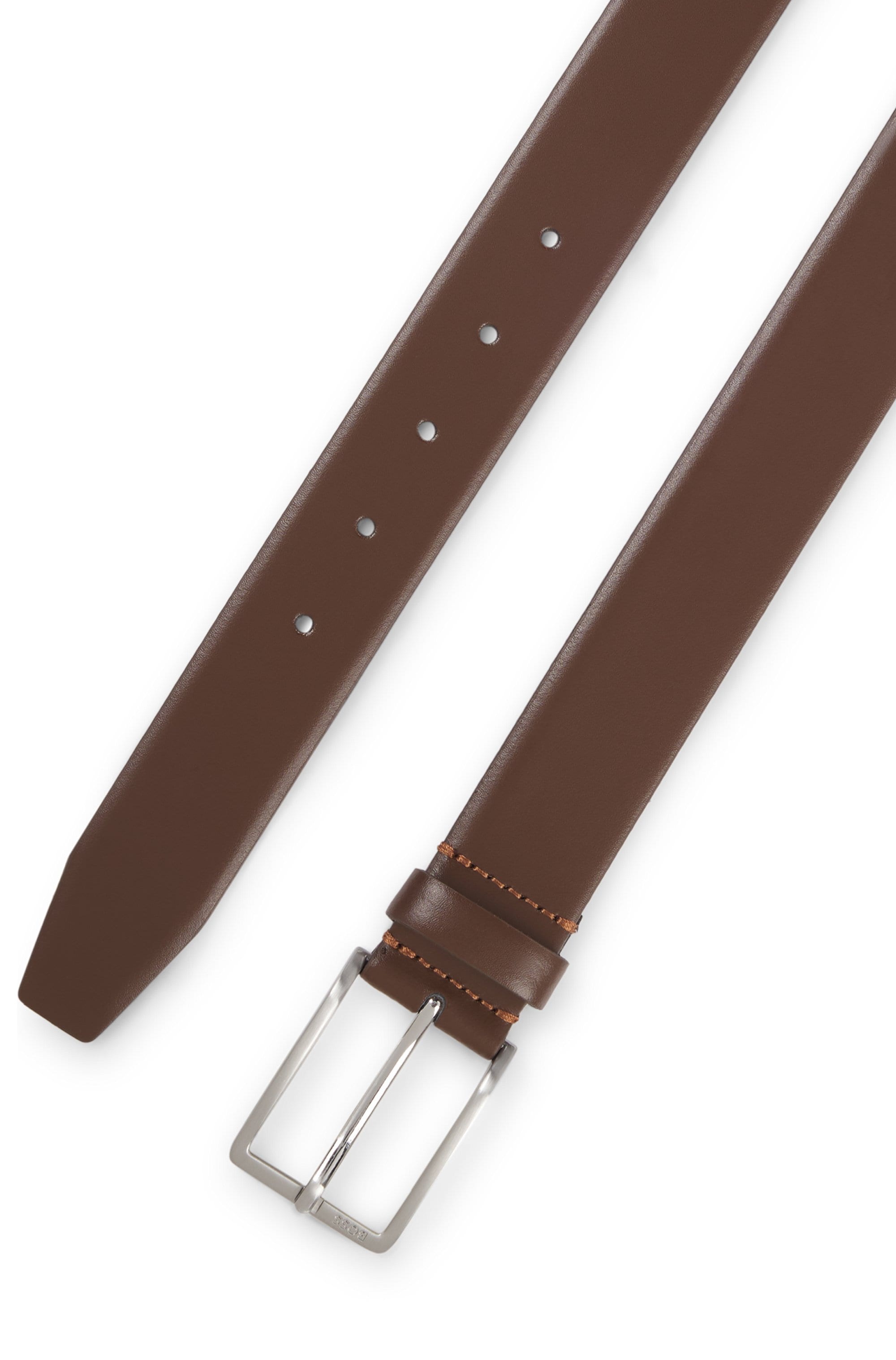 BOSS Ceinture en cuir »Erman-L_Sz35« mit dezenter BOSS-Prägung auf der Schliesse