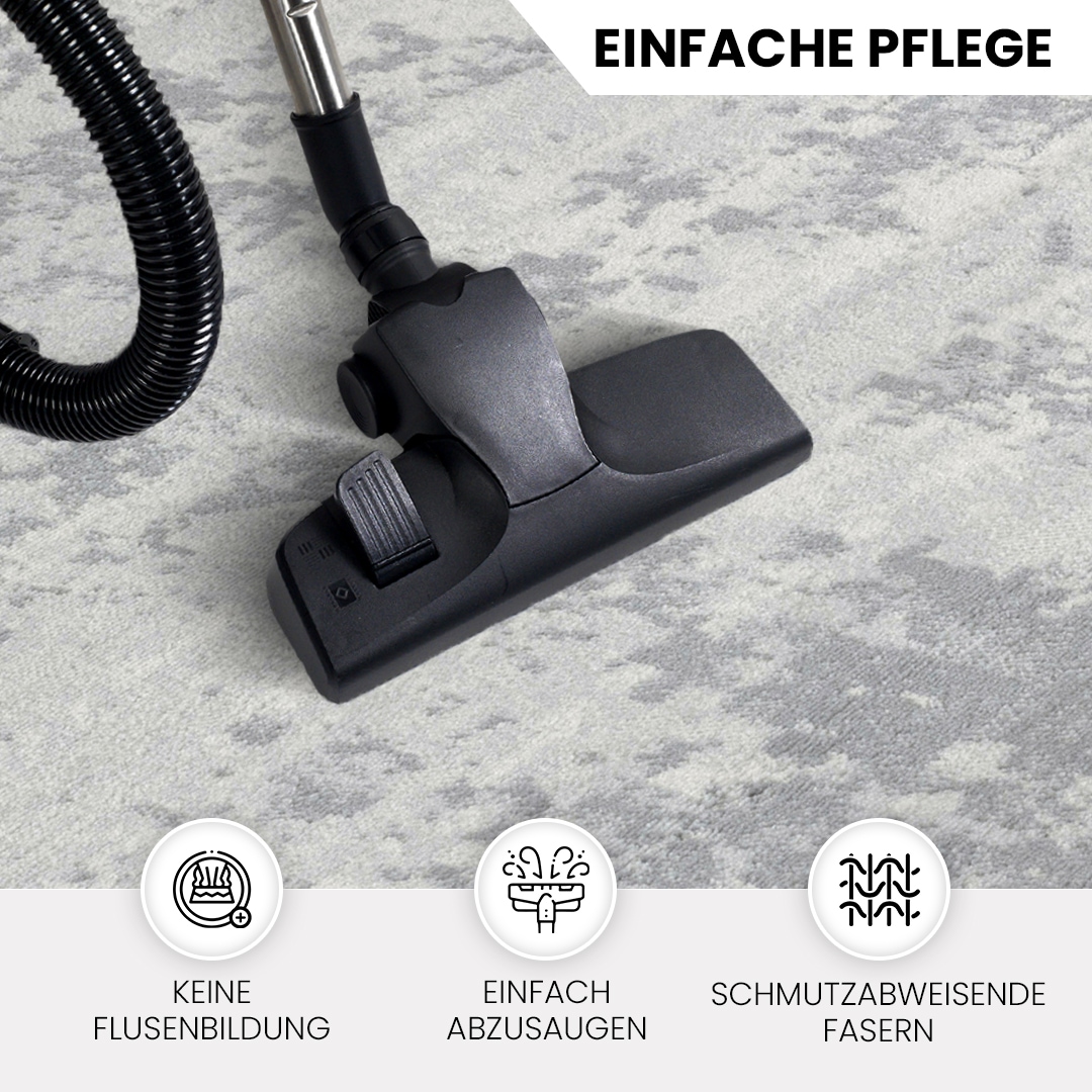 Livabliss Tapis »DALI« Rectangulaire 11 mm Höhe Moderner Designerteppich in Marmor Optik, Kurzflor Wohnzimmerteppich