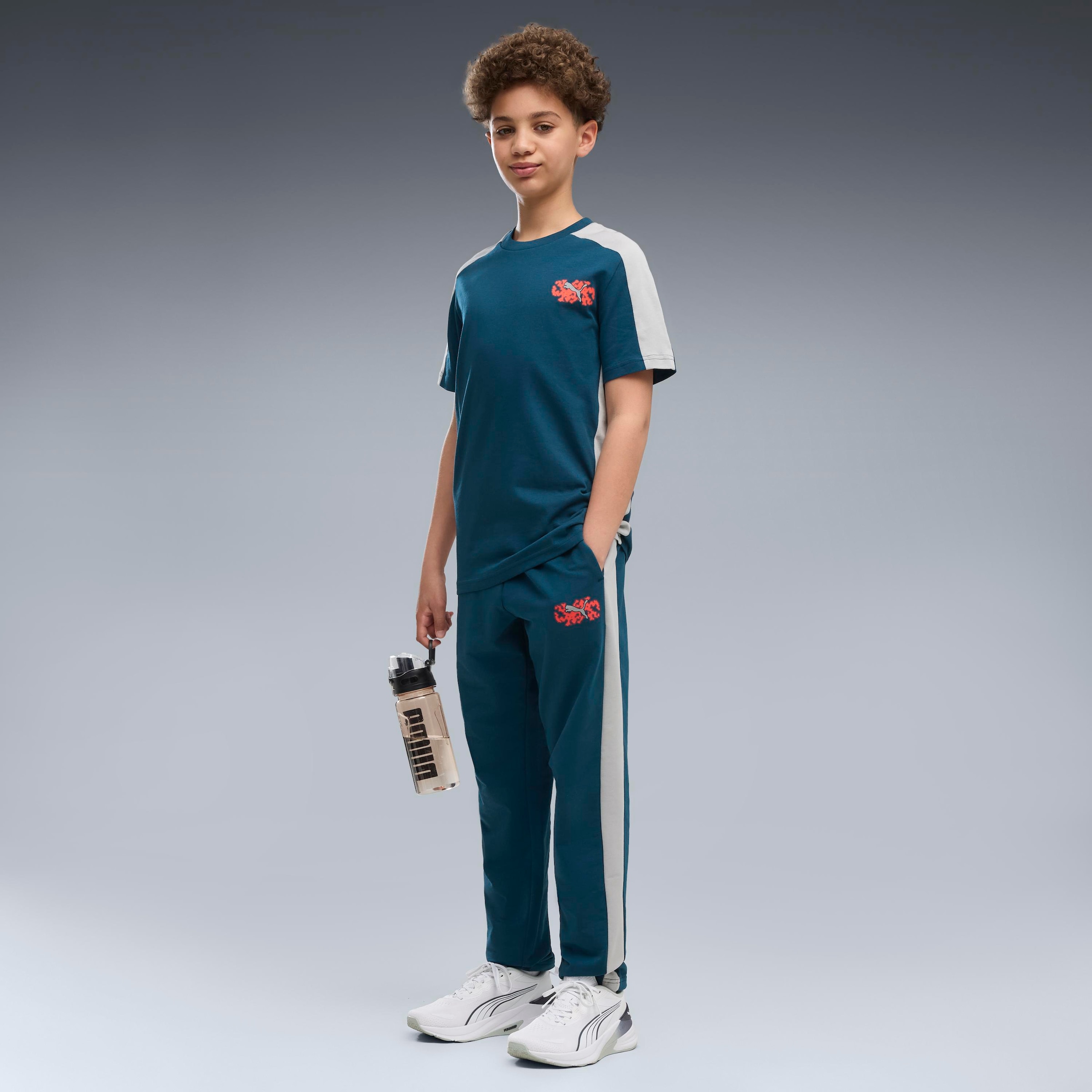 PUMA T-shirt »ACTIVE SPORTS SMALL GRAPHIC TEE B« Regular Fit, manches courtes, style sportif, pour adolescents