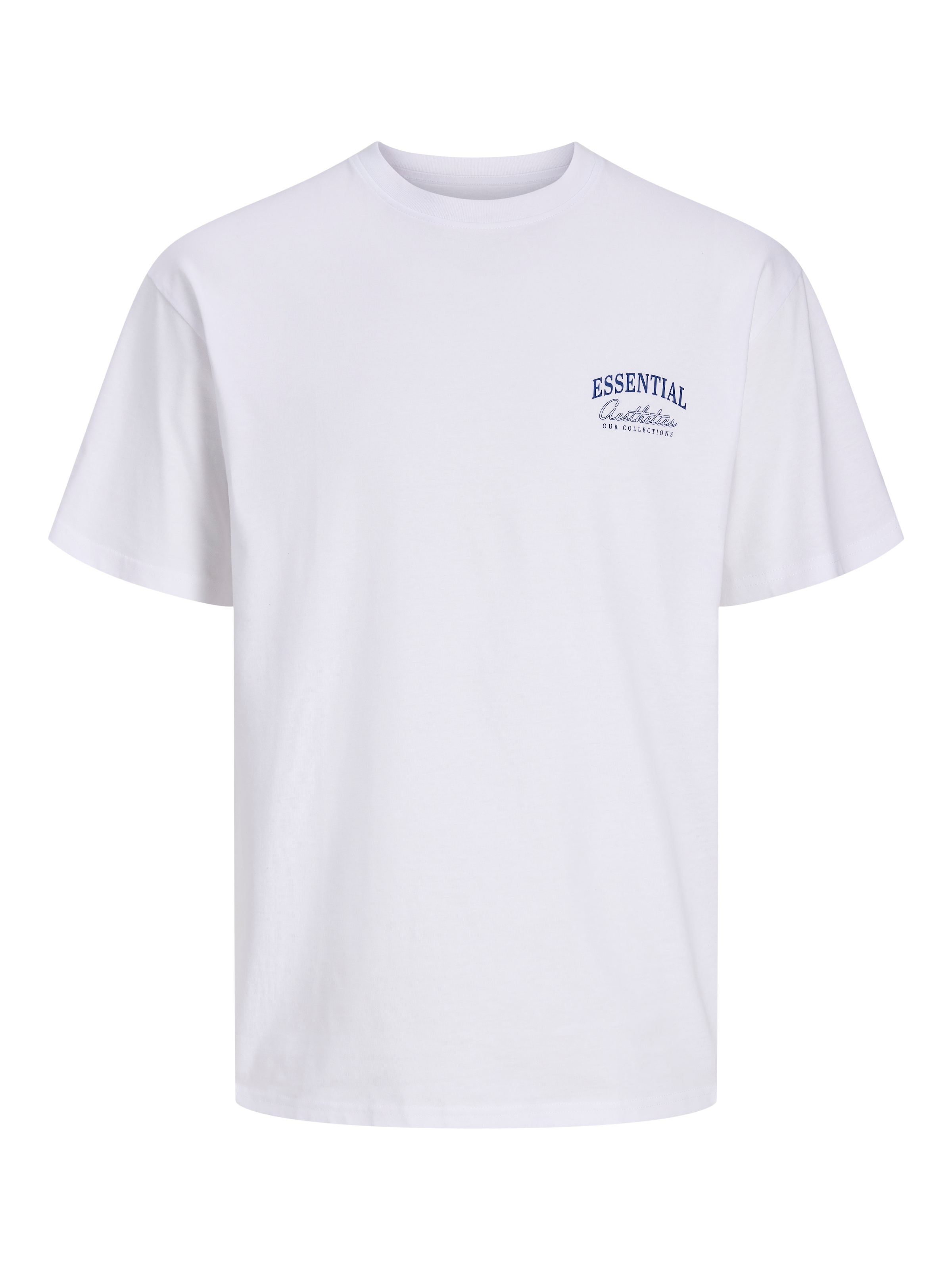 Jack & Jones Shirt à col rond »JJEORGANIC RELAXED STUDIO TEE SS O-NECK« coton, coupe décontractée
