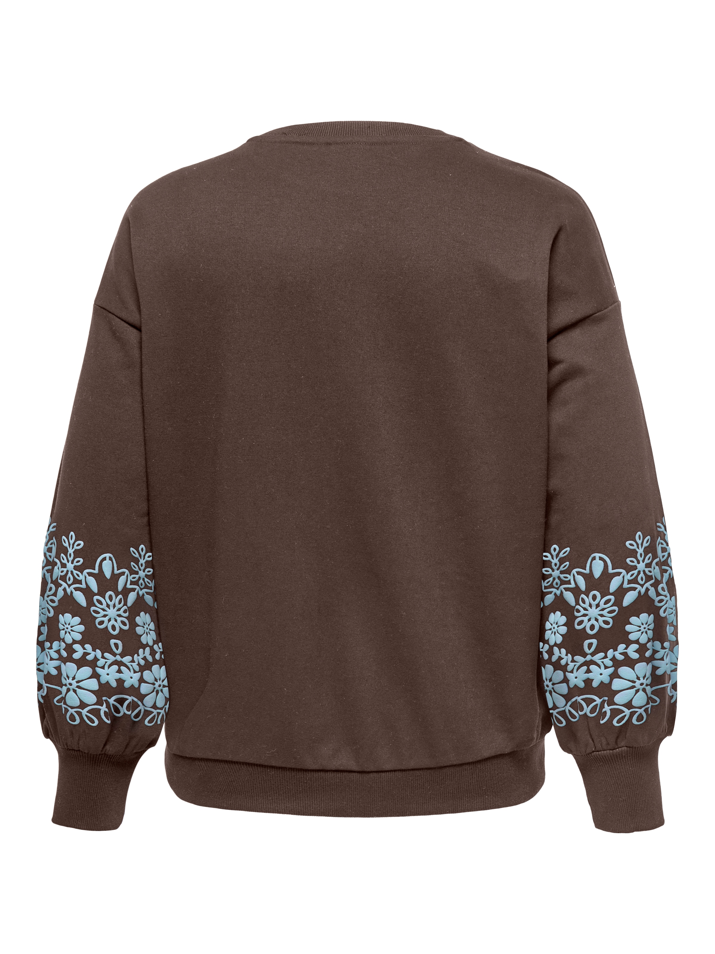 ONLY CARMAKOMA Sweatshirt »CARBROOKE L/S O-NECK PRINT SWT JRS NOOS«, Baumwollmischung, regular fit
