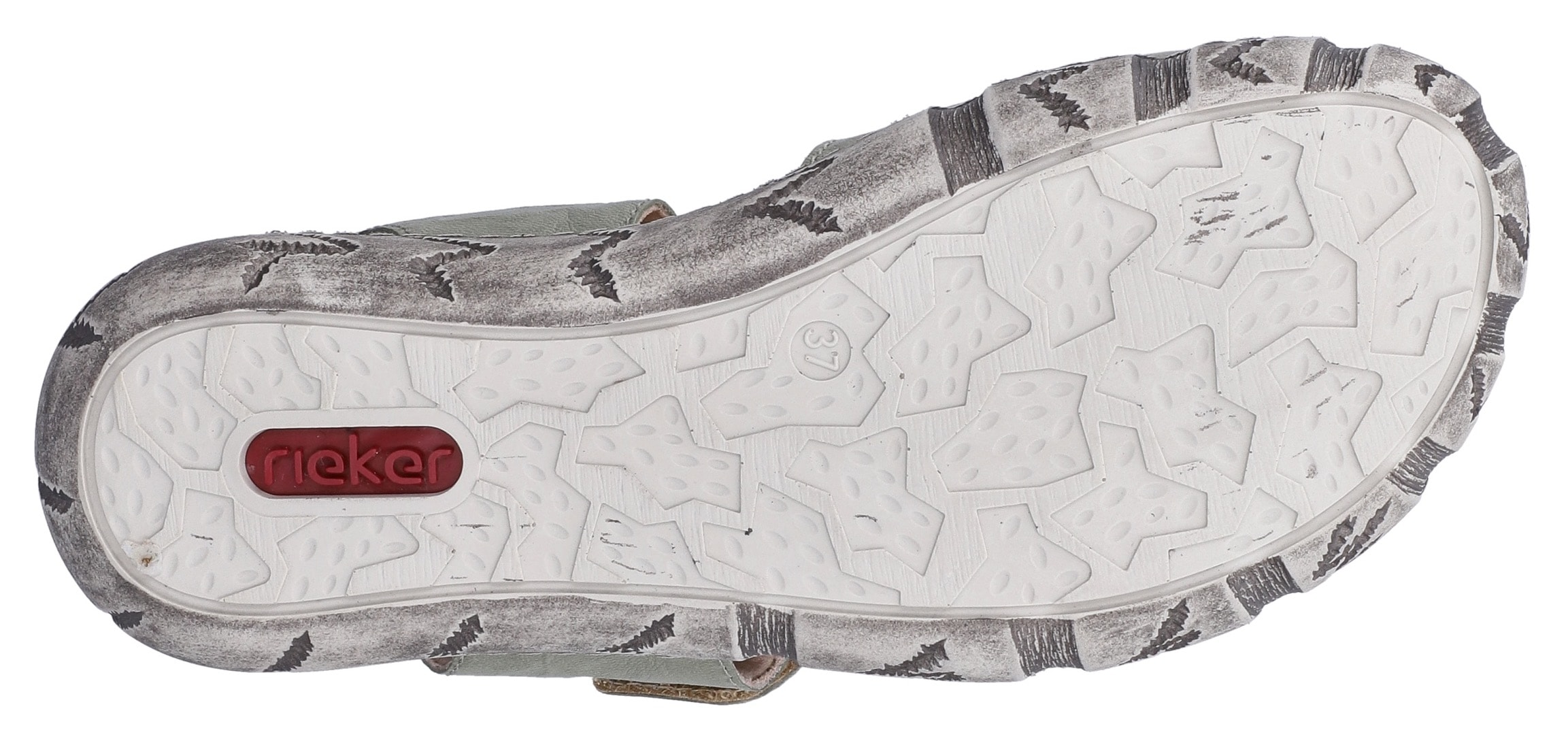 Rieker Sandale  Chaussure d'été, sandale velcro avec couture décorative