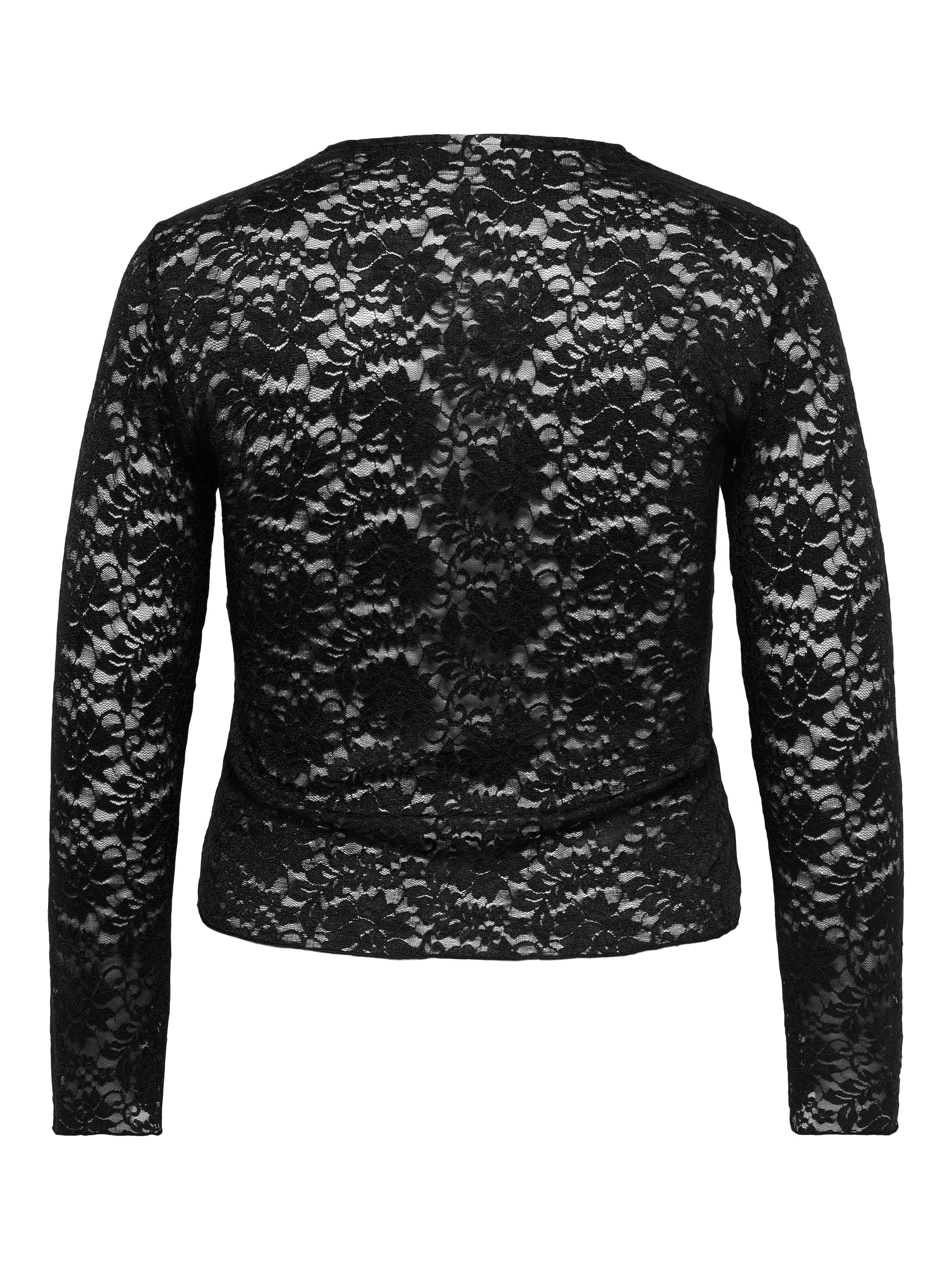 ONLY CARMAKOMA T-shirt à manches longues »CARNIKKA L/S LACE TOP JRS NOOS« fibre synthétique