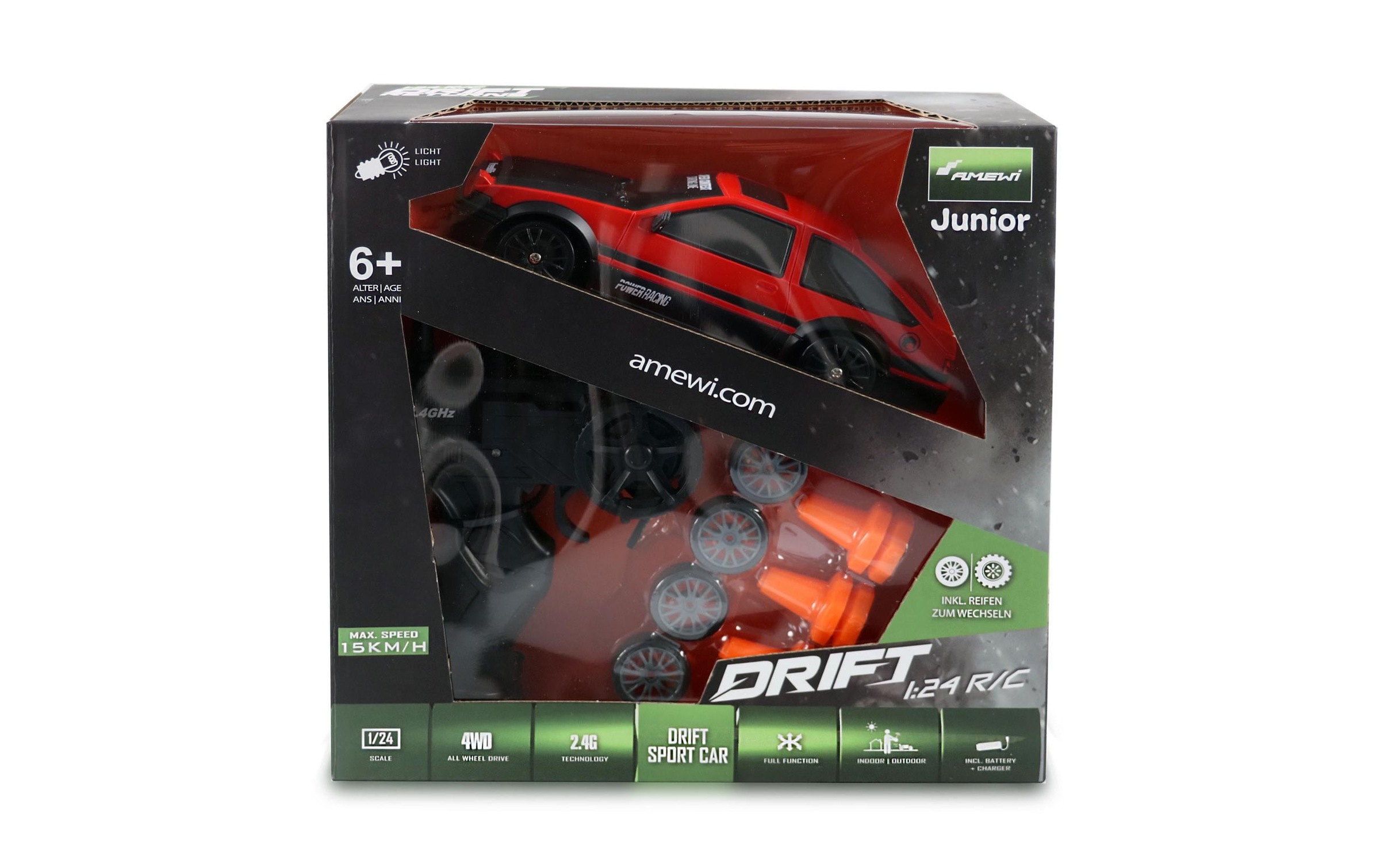 Amewi RC-Auto »Sport Car 4WD Rot,«