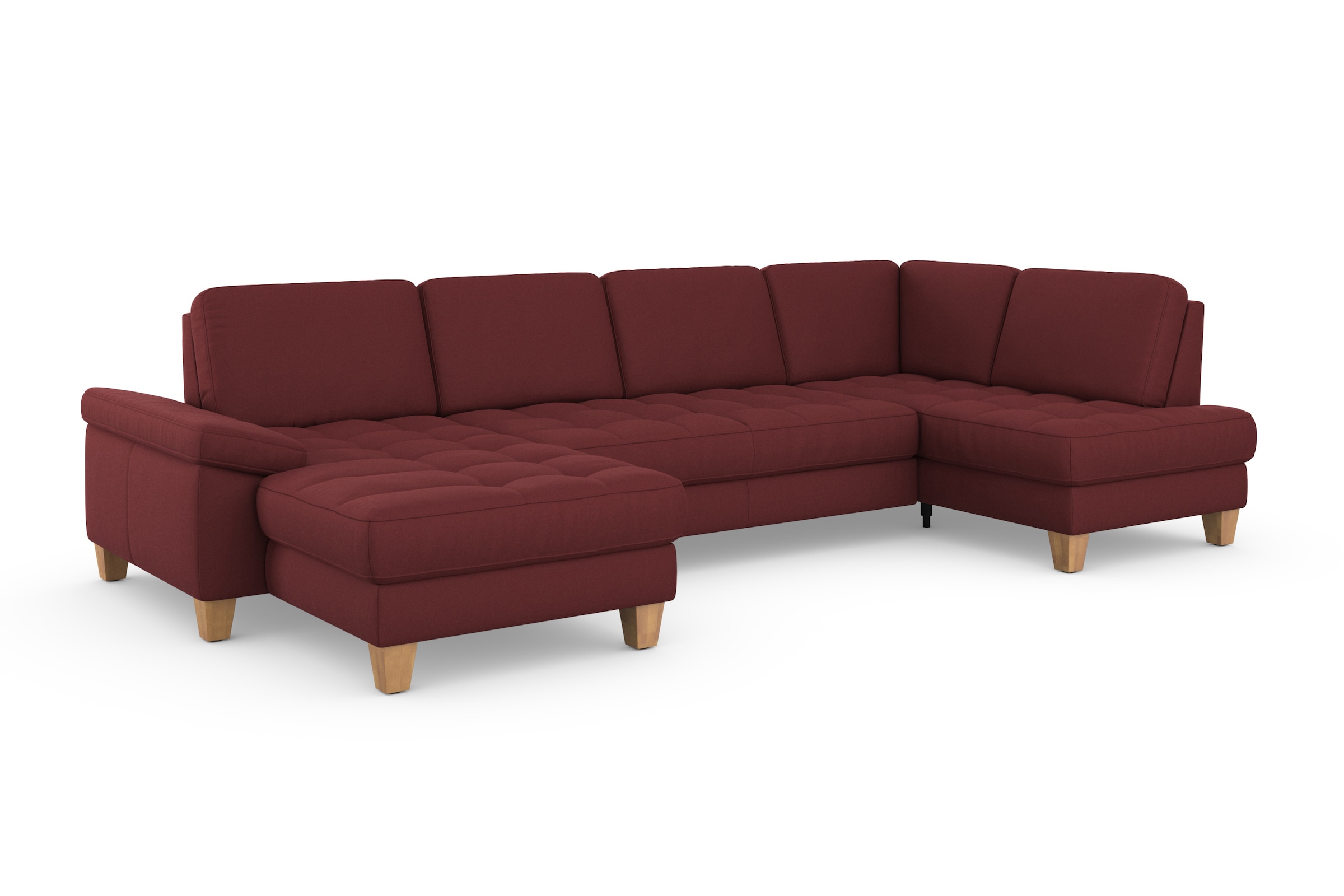 sit&more Paysage de salon »Westham U-Form« wahlweise mit Bettfunktion, Bettkasten, Sitztiefenverstellung