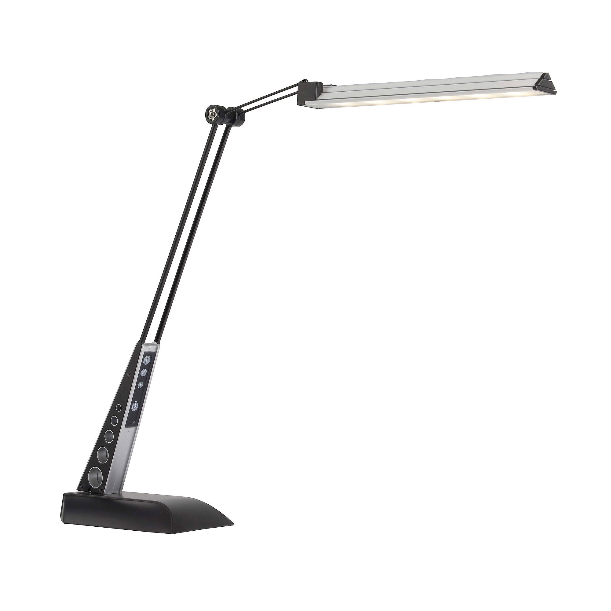 Brilliant Tischleuchte »Jaap« 1 Tageslichtweiss LED Schreibtischlampe schwarz/chrom
