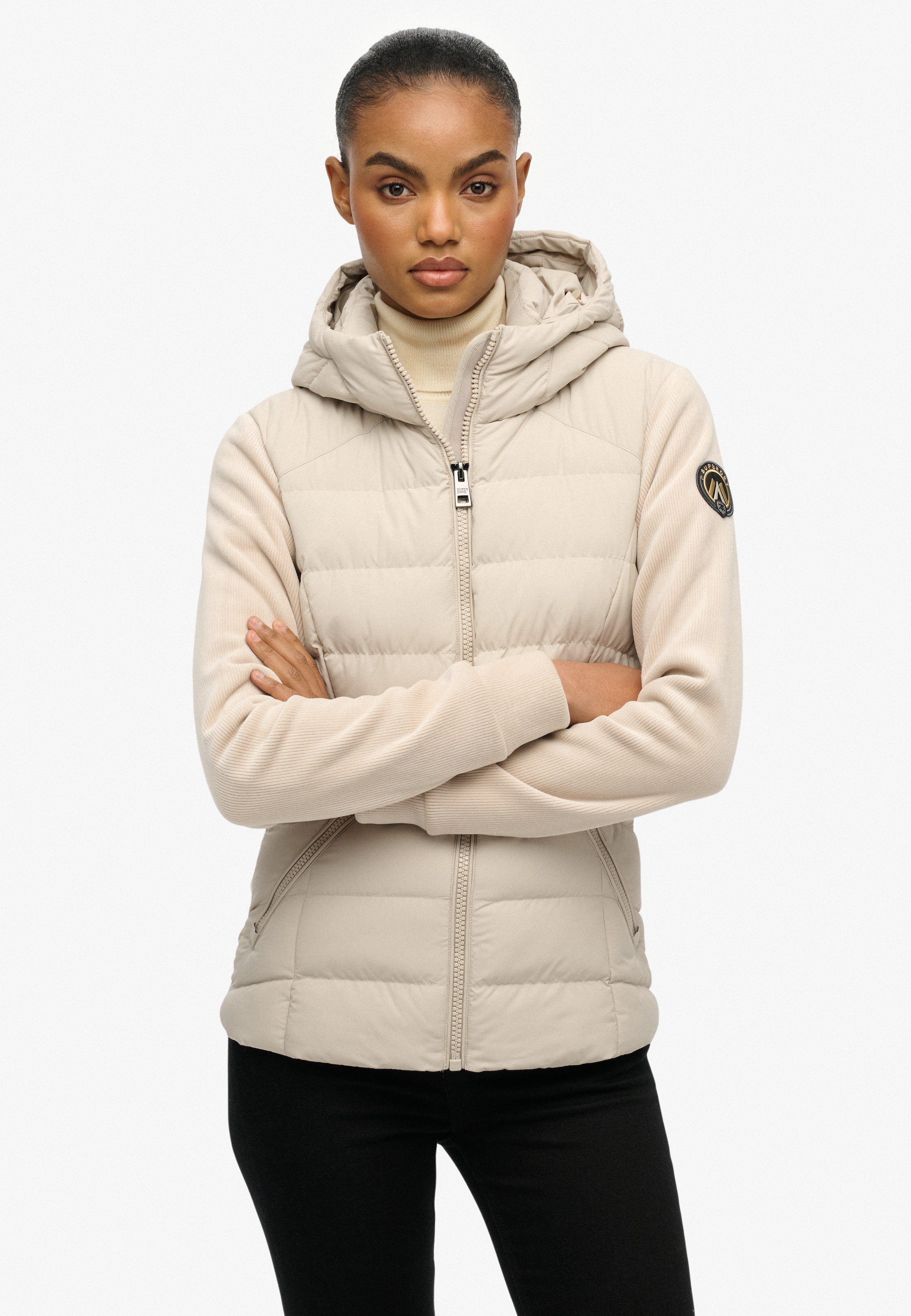 Image of Superdry Steppjacke "HOODED FUJI STORM JACKET" mit Kapuze
