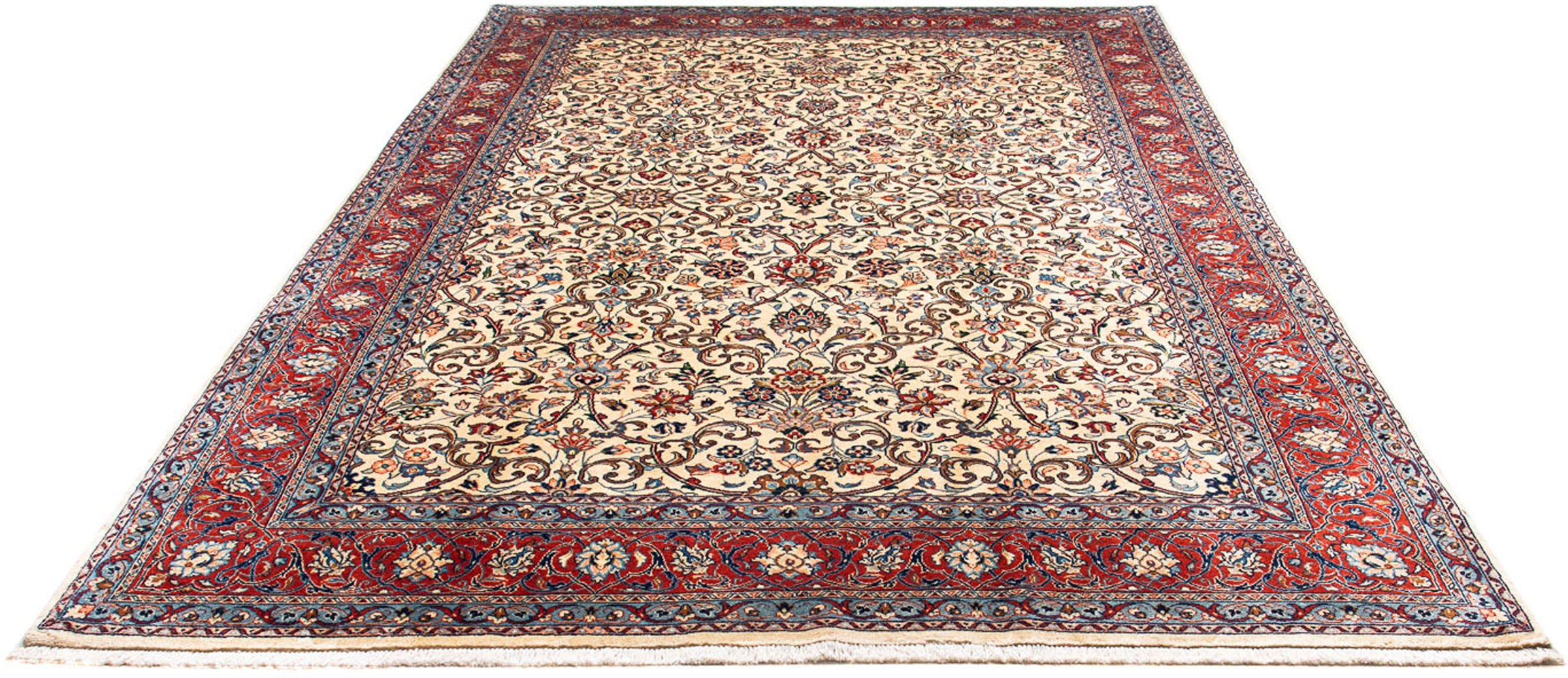 Image of morgenland Orientteppich »Perser - Classic - 311 x 218 cm - beige«, rechteckig, 10 mm Höhe, Wohnzimmer, Handgeknüpft, Einzelstück mit Zertifikat bei Ackermann Versand Schweiz