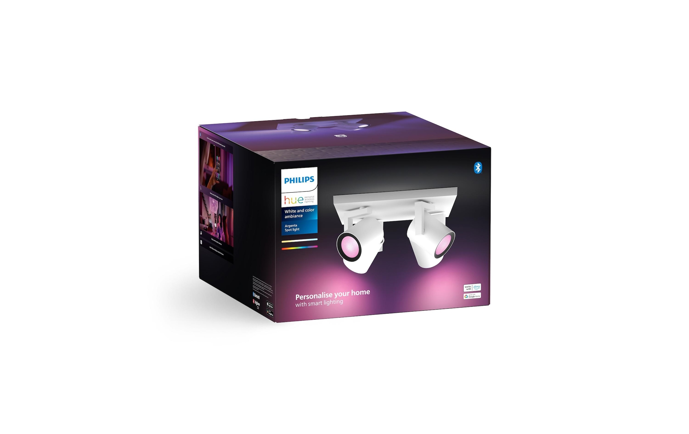 Philips Hue LED Deckenleuchte »Argenta 4er-Spot«, Leuchtmittel GU10 | LED wechselbar