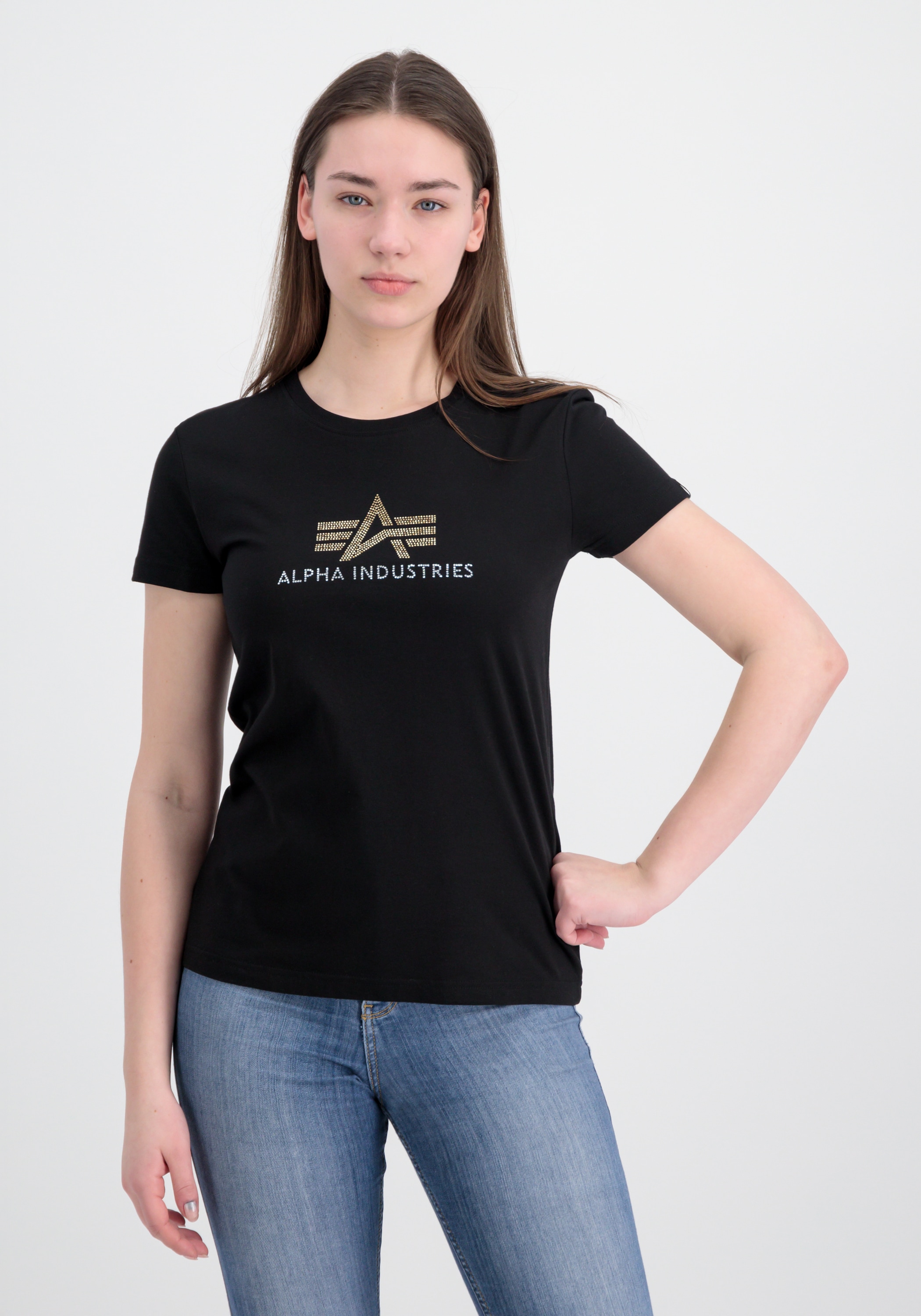 Alpha Industries T-Shirt »Alpha Industries Women - T-Shirts Crystal T-Shirt W«