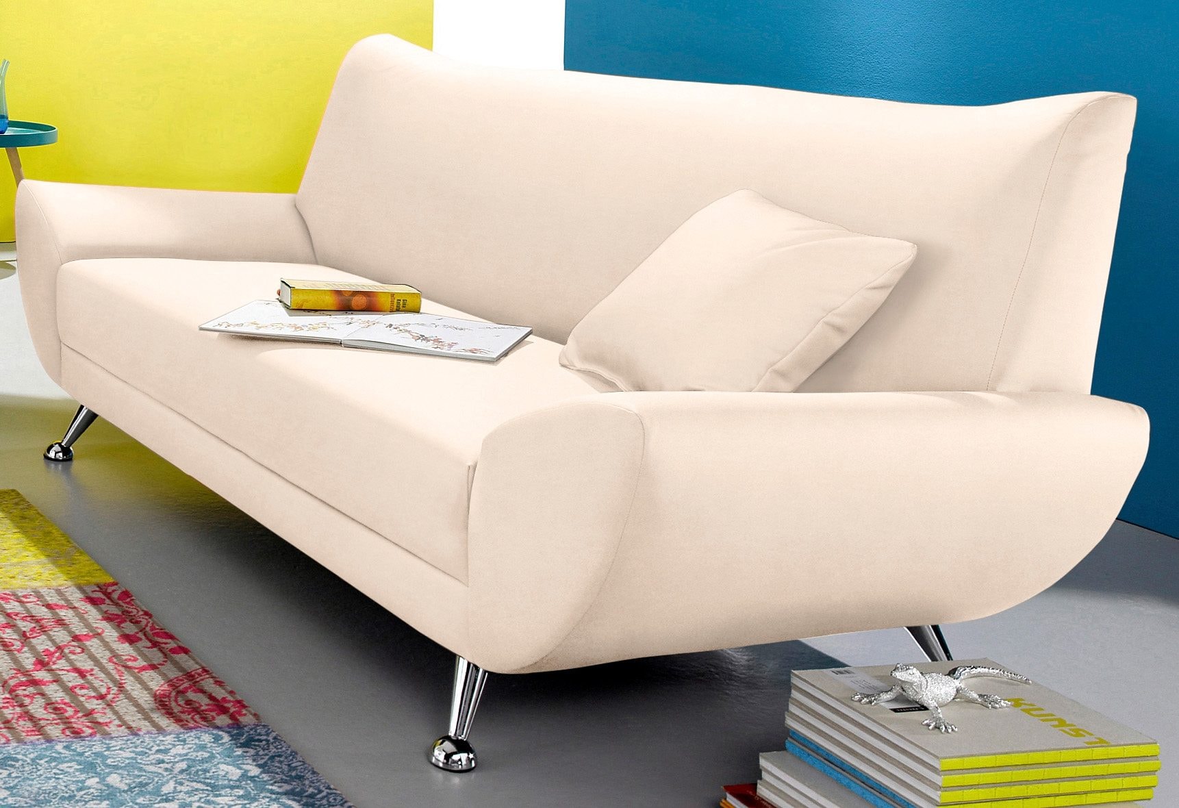 INOSIGN 3-Sitzer »Saltare elegant und komfortabel, toller Designfuss«