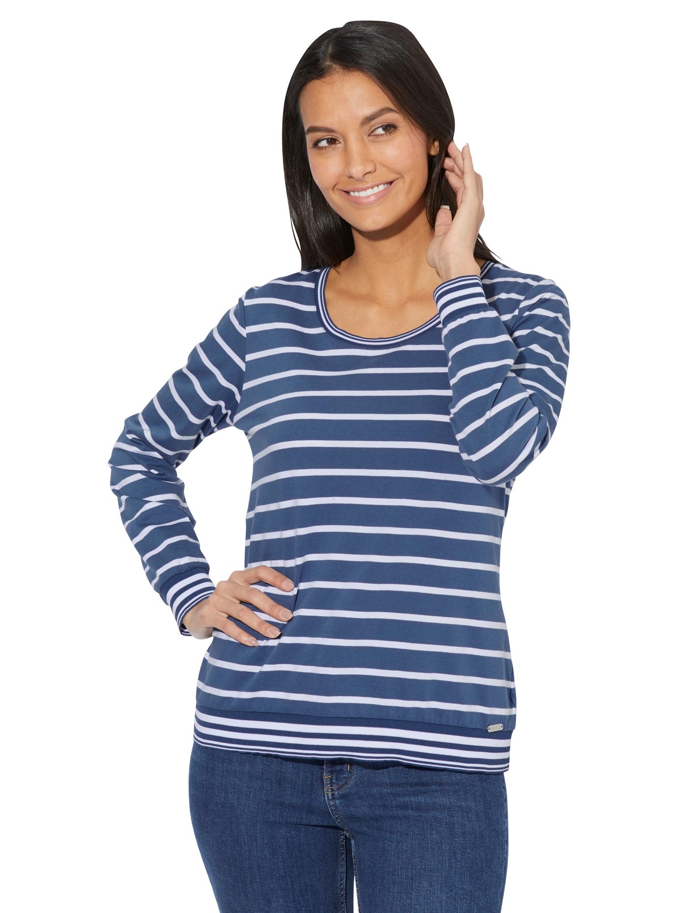 Image of Casual Looks Langarmshirt »Ringelshirt«, (1 tlg.) bei Ackermann Versand Schweiz