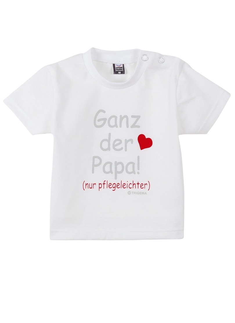 Trigema T-Shirt »TRIGEMA T-Shirt Papas Liebling«