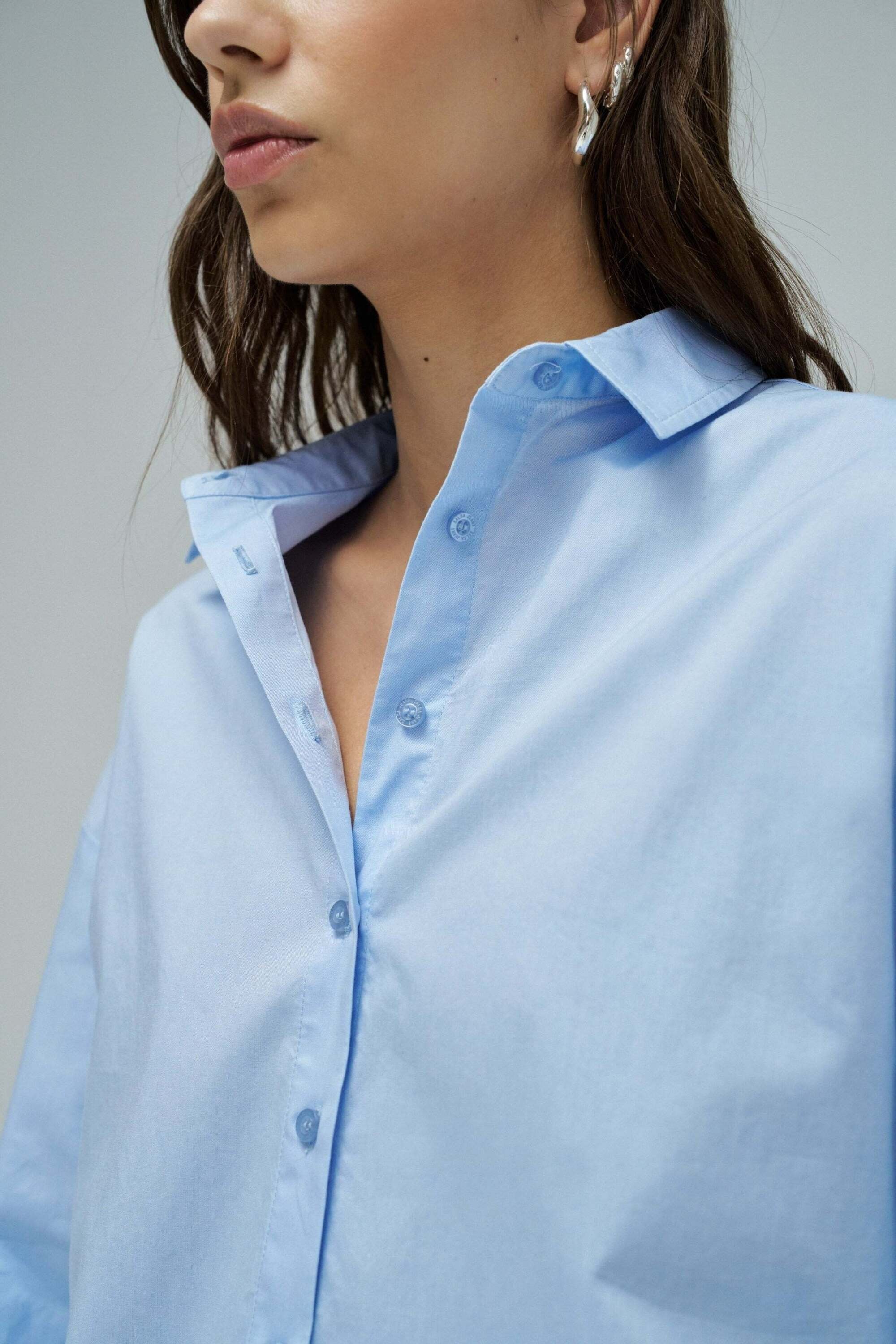 Salsa Langarmbluse »Salsa Jeans Langarmbluse Oversize Basic«