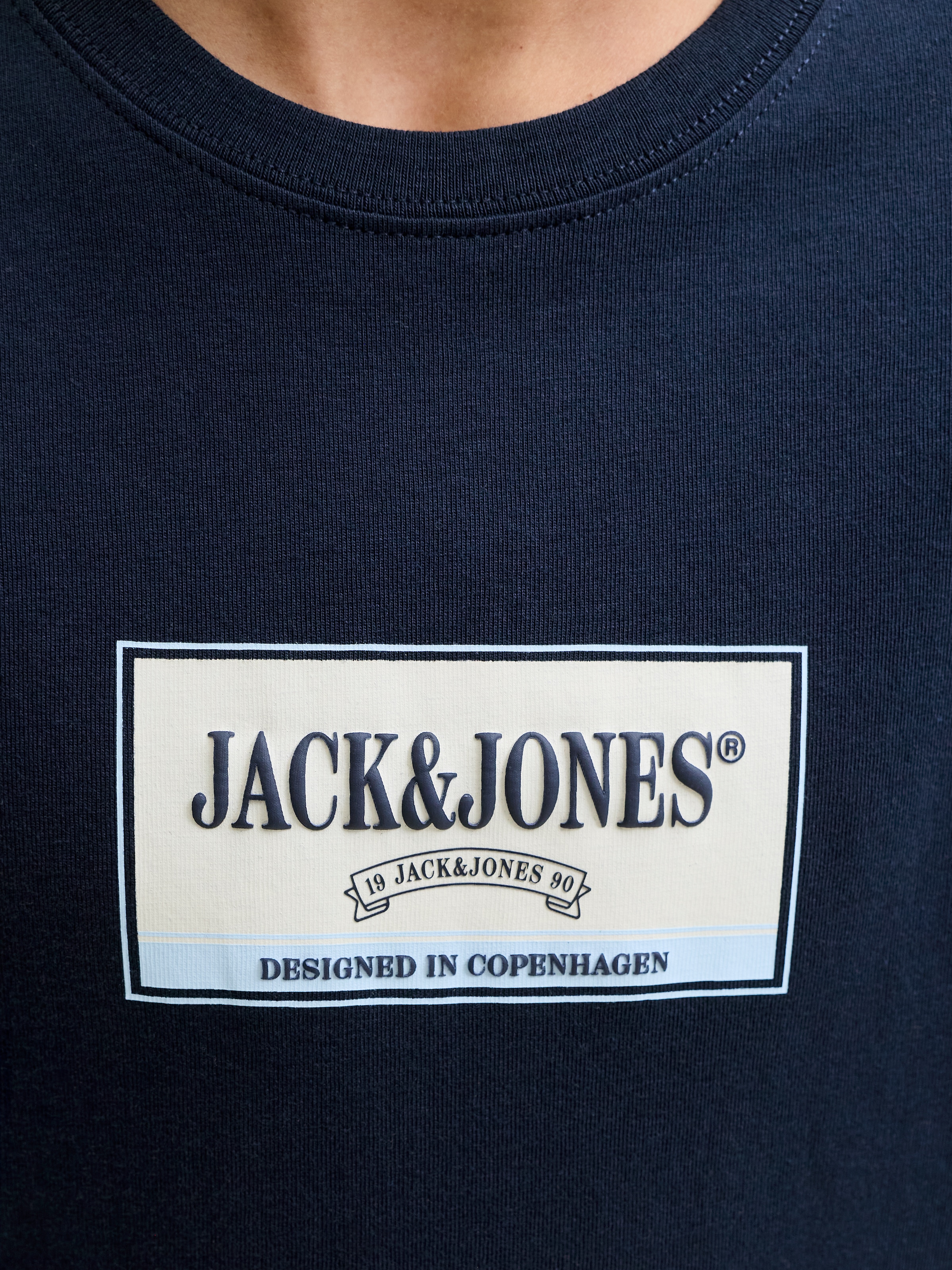 Jack & Jones Junior Langarmshirt »JORFREDERIKSBERG GRAPHIC BOX TEE LS JNR« Baumwolle, regular fit
