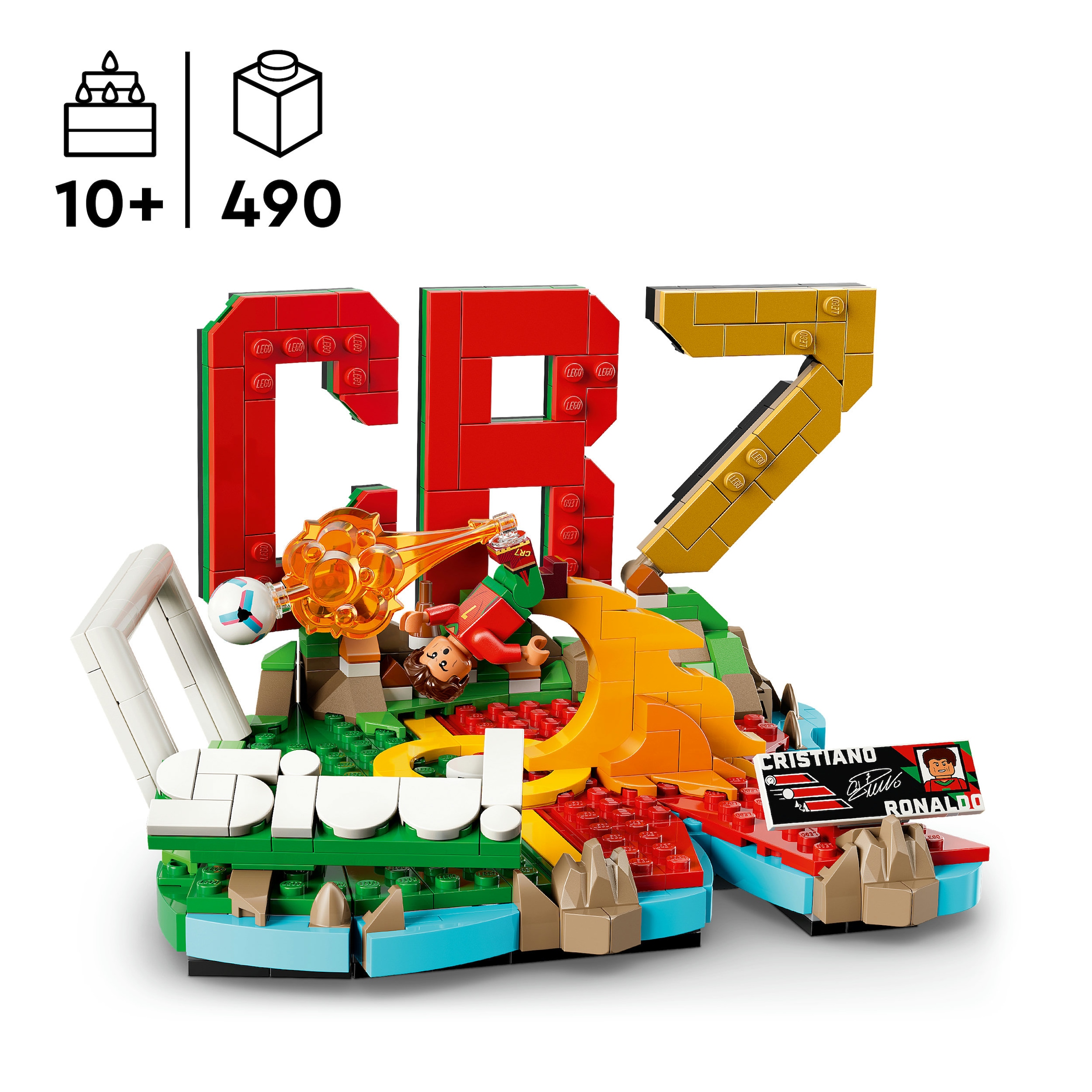 LEGO® Konstruktionsspielsteine »Cristiano Ronaldo – Fussball-Highlights (43012), LEGO Editions Football«
