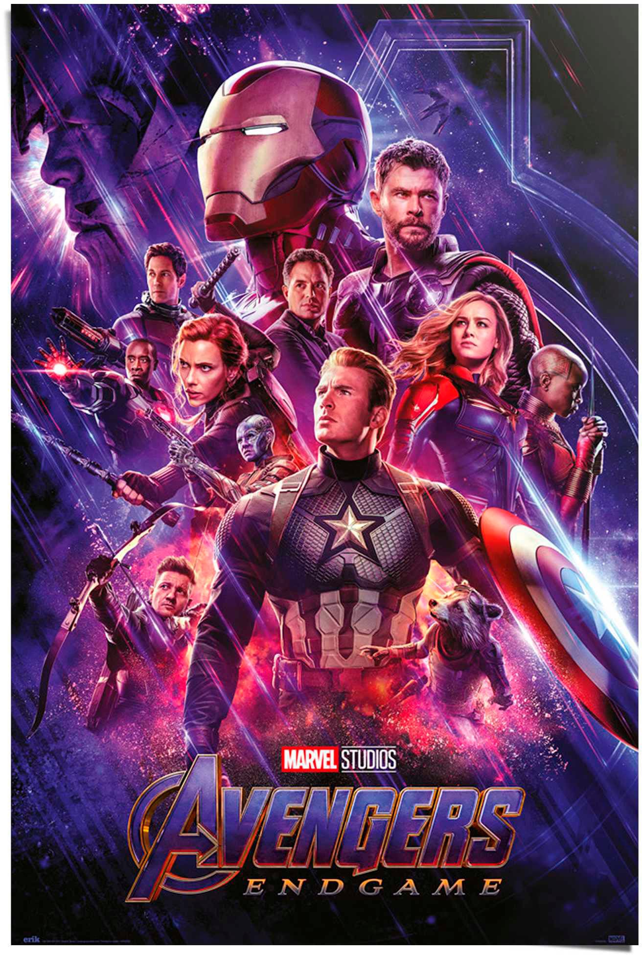 Image of Reinders Poster "Marvel Avengers - endgame one sheet"