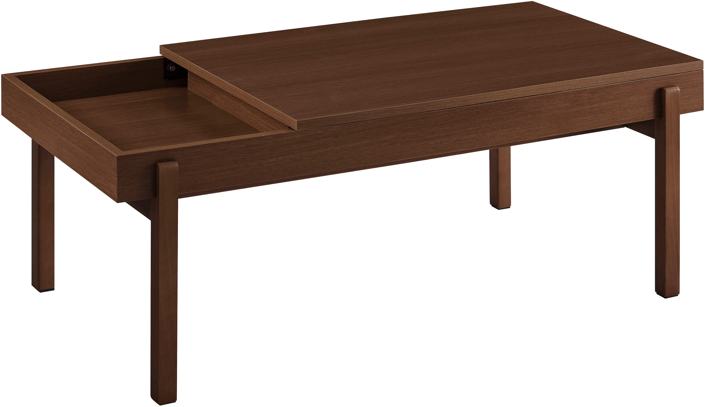 GOODproduct Couchtisch »Norwin« Melaminoberfläche und robustes Gestell aus Eschenholz