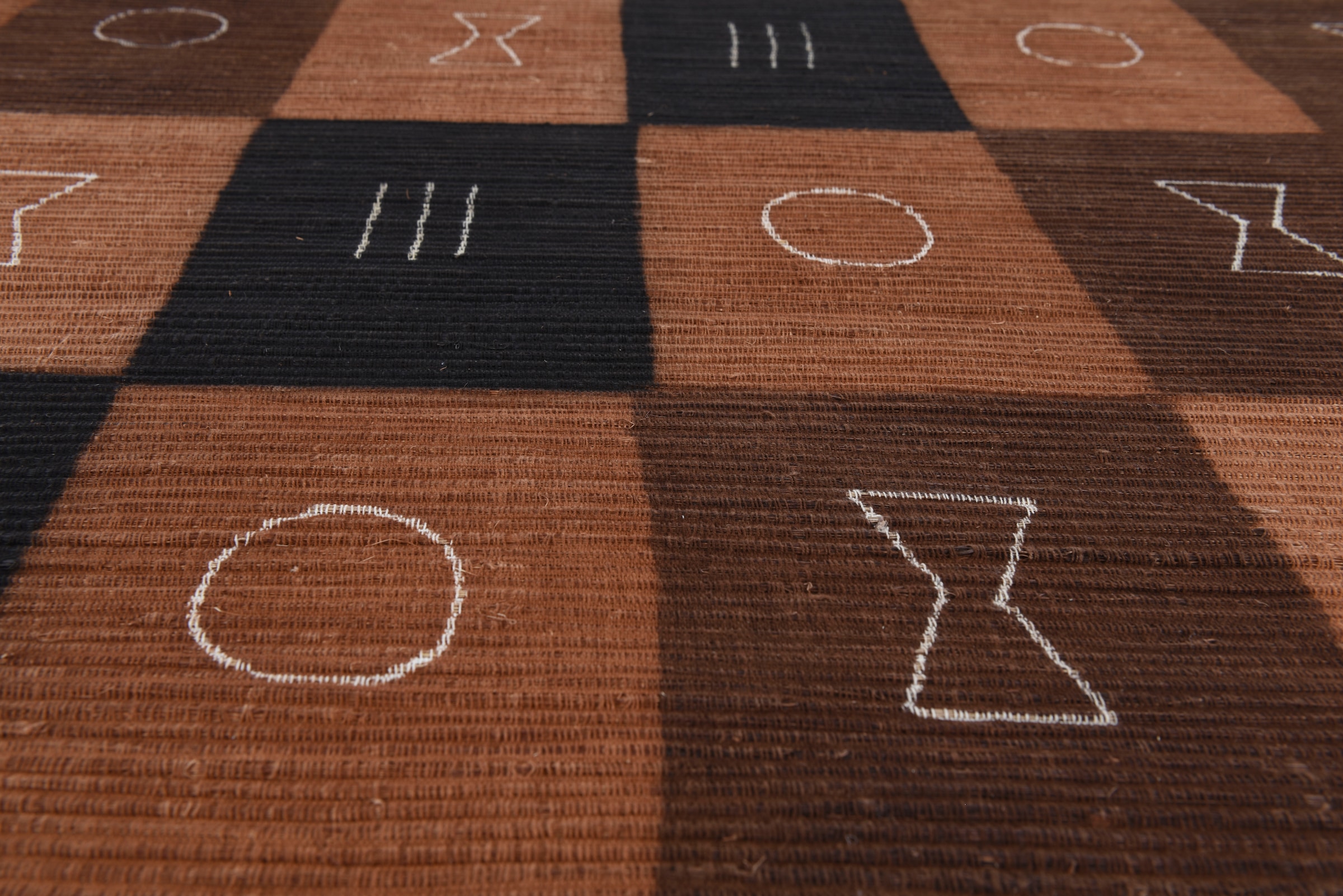 DIE HAUSKUNST »Tulon«, jetzt Teppich kaufen Fransen rechteckig, handgewebt, Flachgewebe, mit