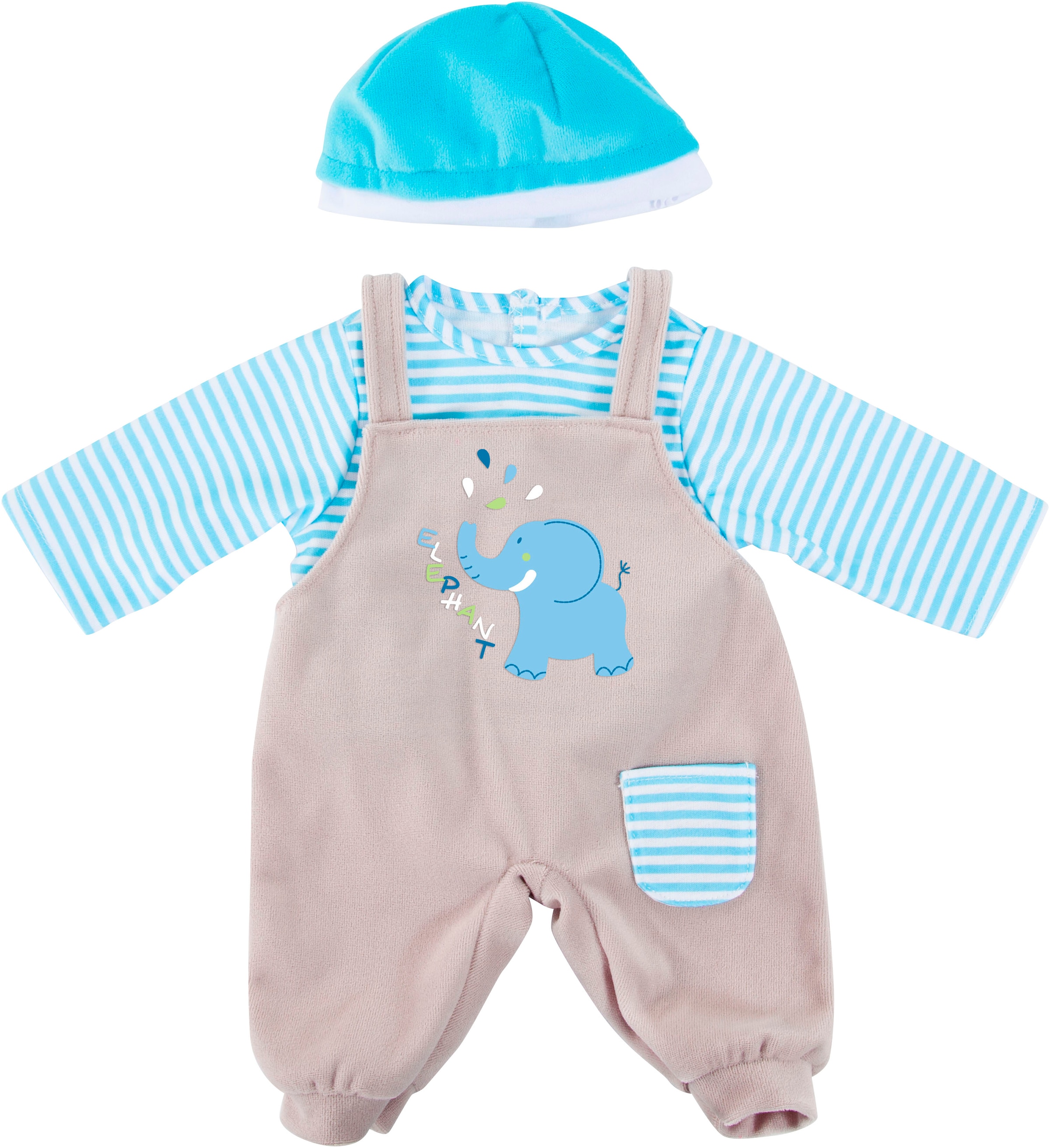 Bayer Puppenkleidung »Latzhose Elefant 46«