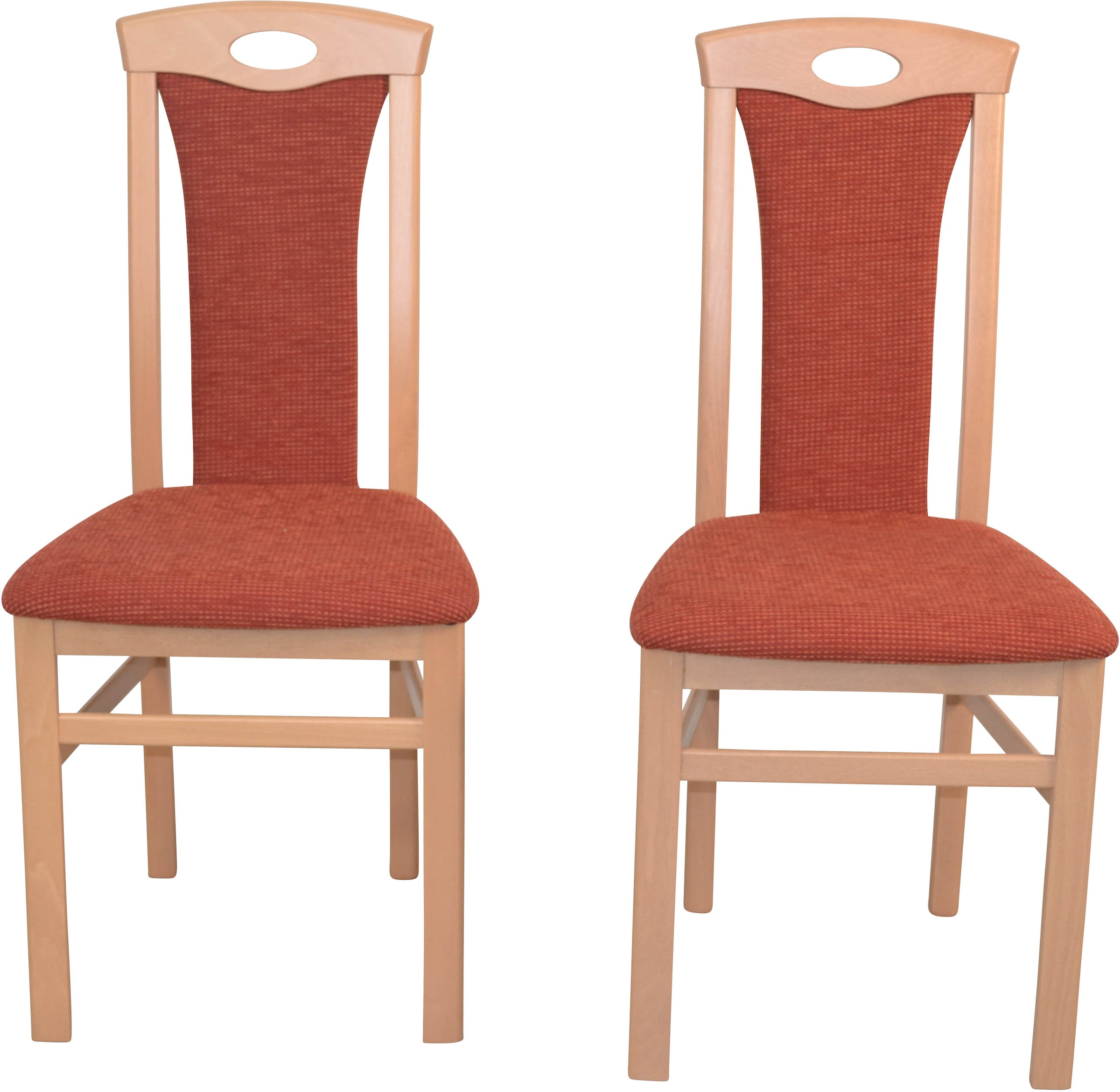 HOFMANN LIVING AND MORE Ensemble de salle à manger »5tlg. Tischgruppe« Spar-Set, 5tlg. Tischgruppe, 5 cuis tlg. Stühle montiert