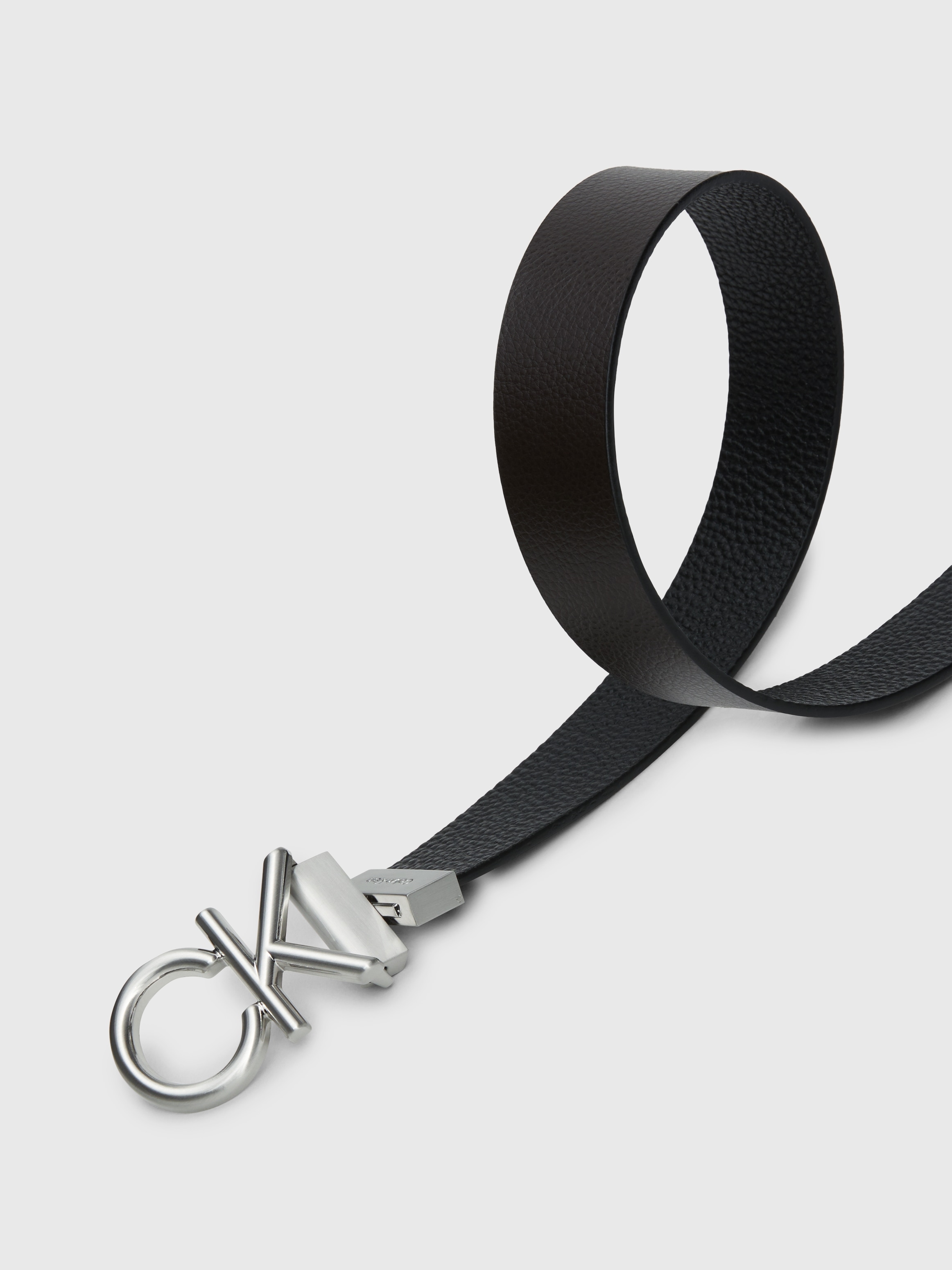 Calvin Klein Ledergürtel »ADJ/REV CK METAL«
