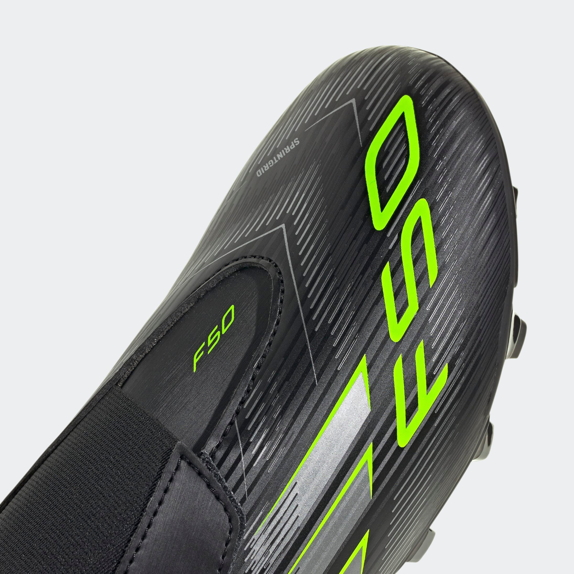 adidas Performance Fussballschuh »F50 CLUB KLETTVERSCHLUSS KUNSTRASEN NEUERER GENERATION, HART- UND ASCH«, geeignet für Rasen- und Kunstrasenplätze