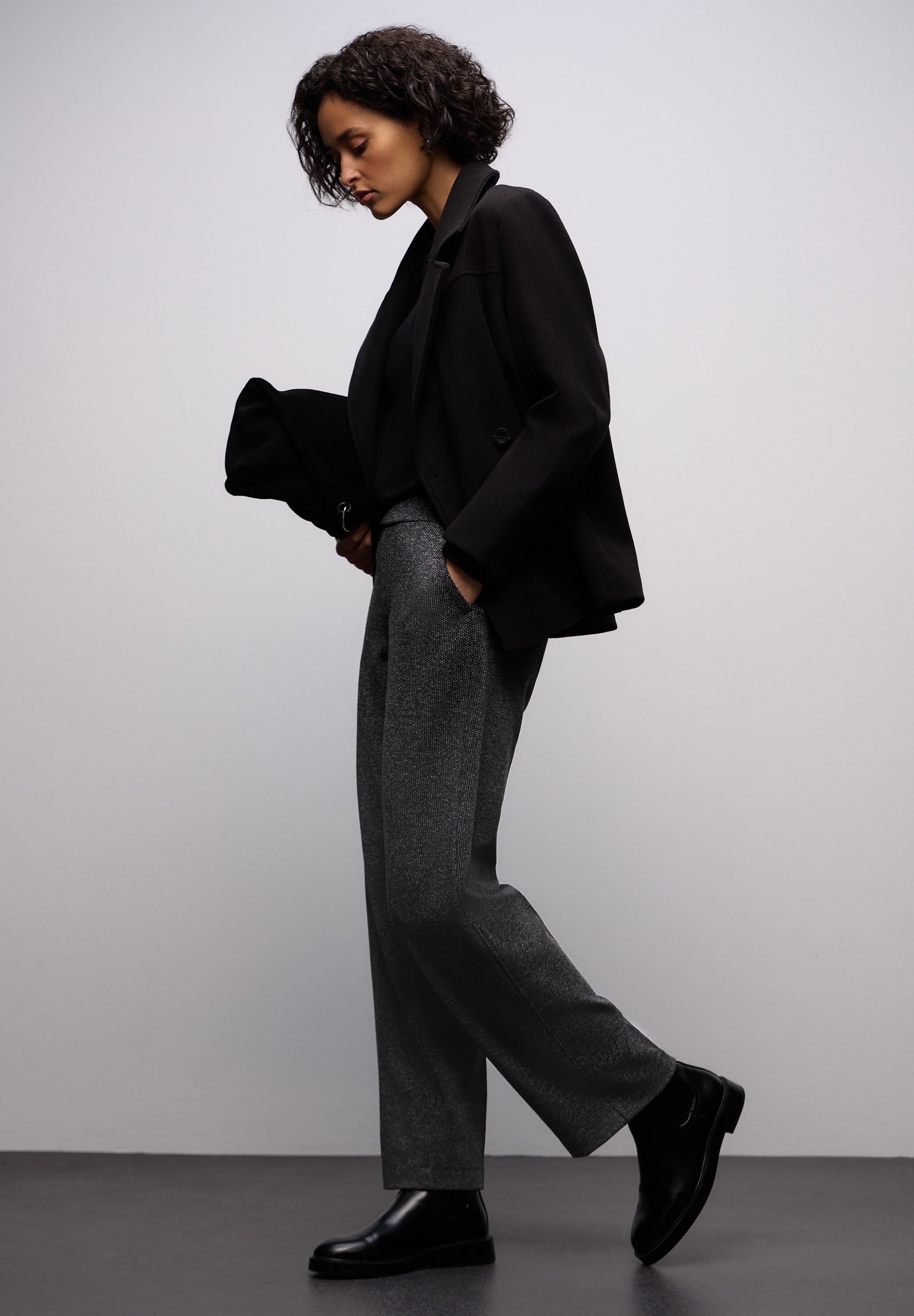 STREET ONE Pantalon tissé  mit elastischem Bund