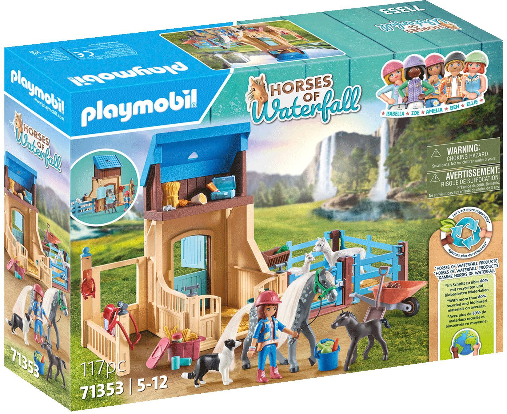 Playmobil® Konstruktions-Spielset »Amelia & Whisper mit Pferdebox (71353), Horses of Waterfall«,...