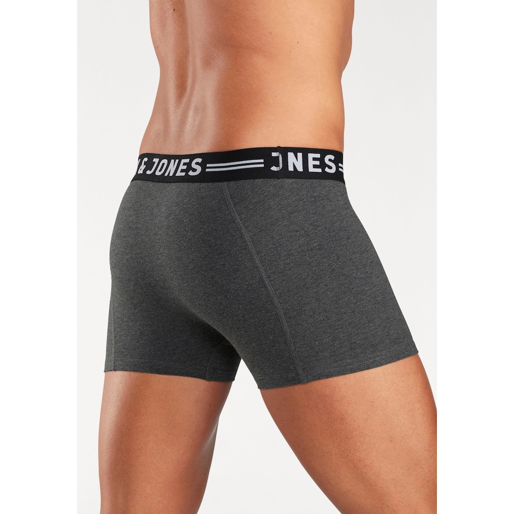 Jack & Jones Boxer »JAC Lichfield Trunks«, (Packung, 3 St.), mit kontrastfarbigem Bund